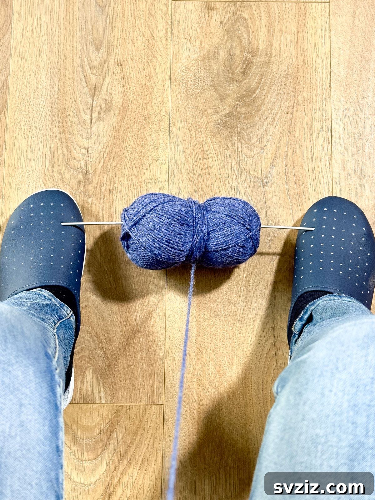 Keep Your Yarn in Place While Knitting