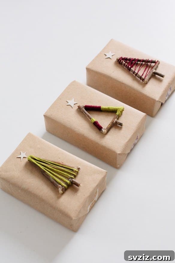 20 Creative Christmas Gift Wrapping Designs 3 DIY christmas tree toppers