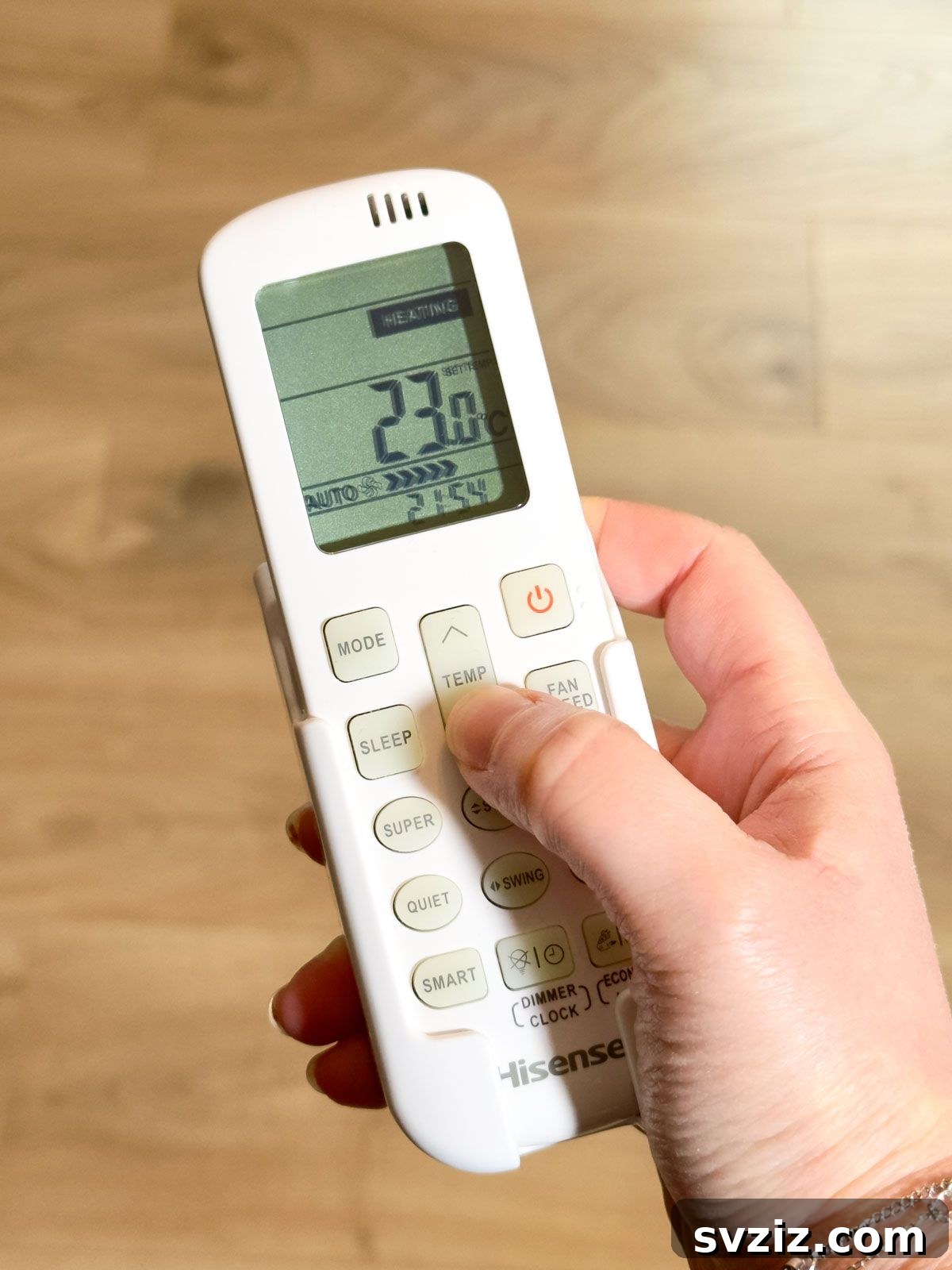 Reduce heating by two degrees to save money and energy