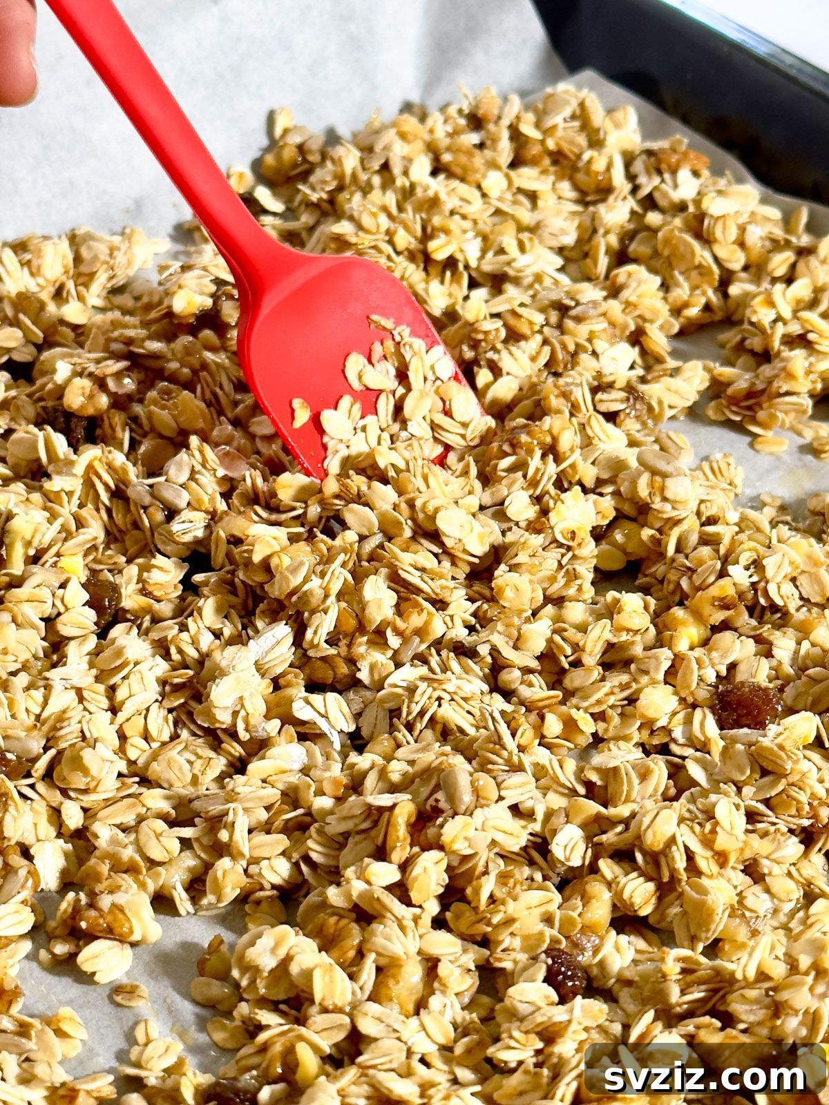Homemade granola for breakfast savings