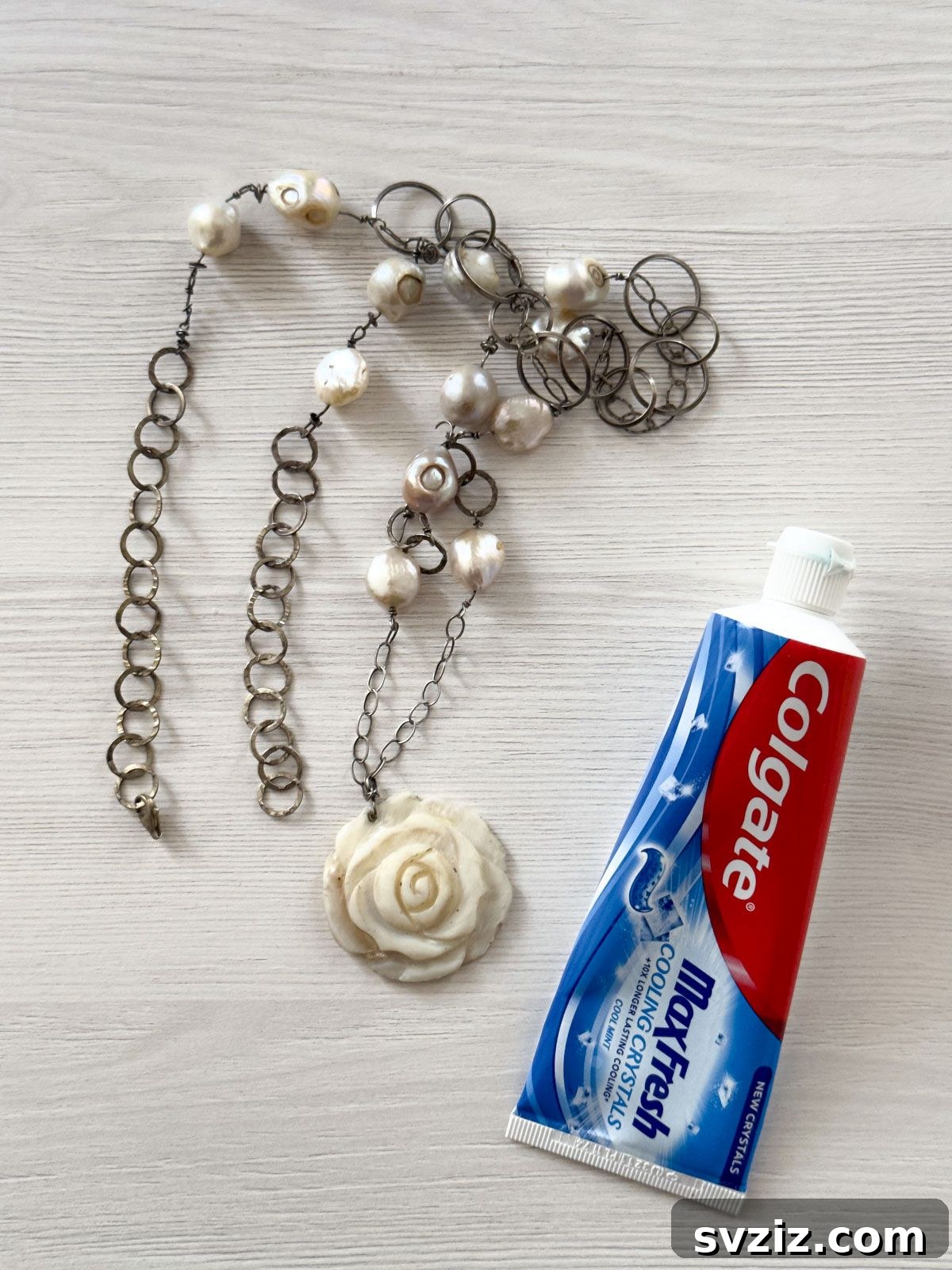 Clean Jewelry with Toothpaste