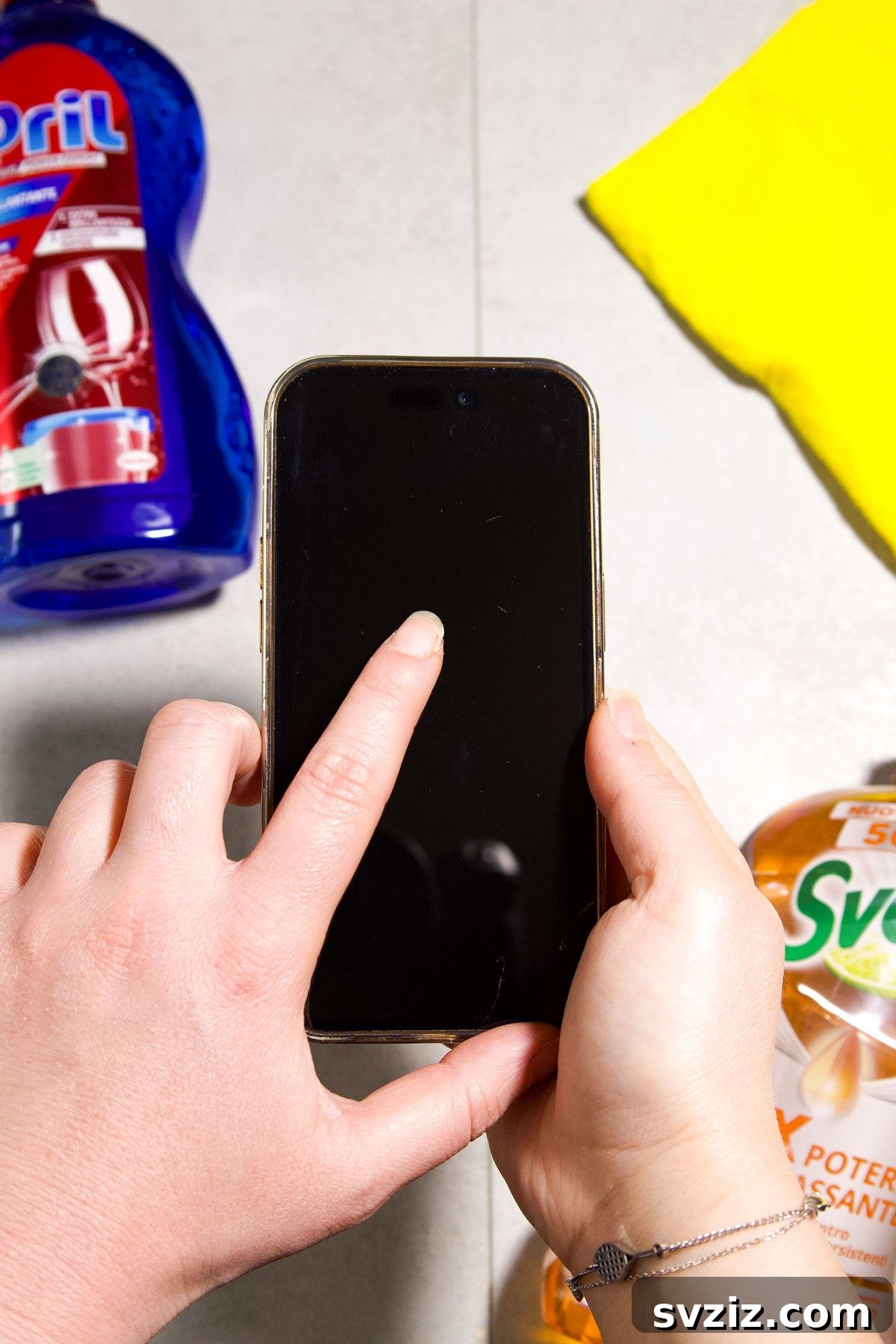 Clean Phone Screen and Prevent Fingerprints