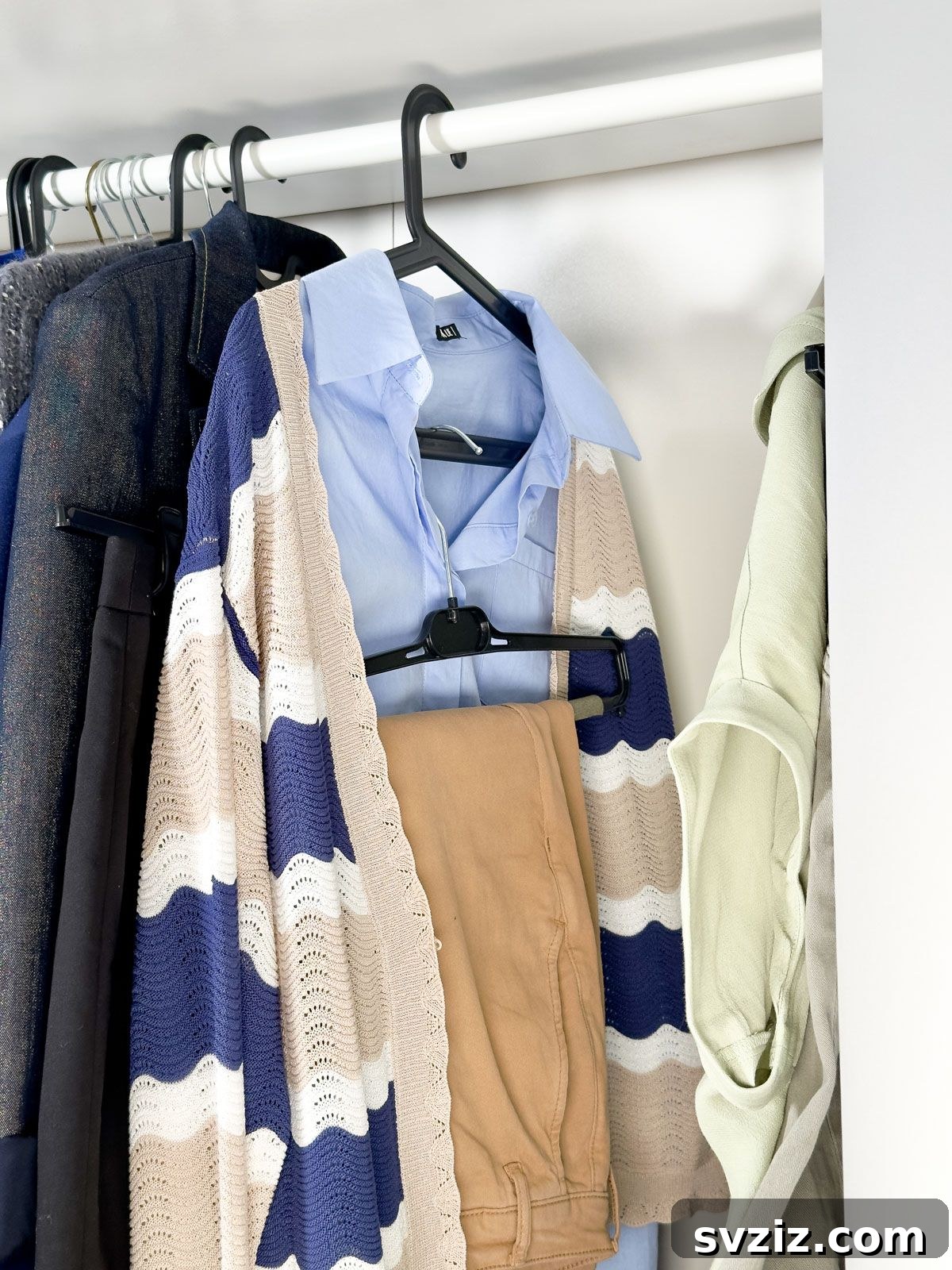 Hang an Outfit All Together - effective wardrobe management