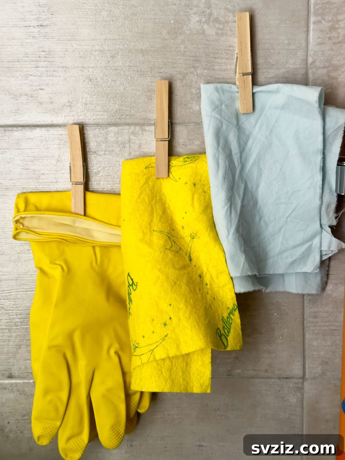 Attach Clothes Pegs to the Wall - versatile wall organization idea