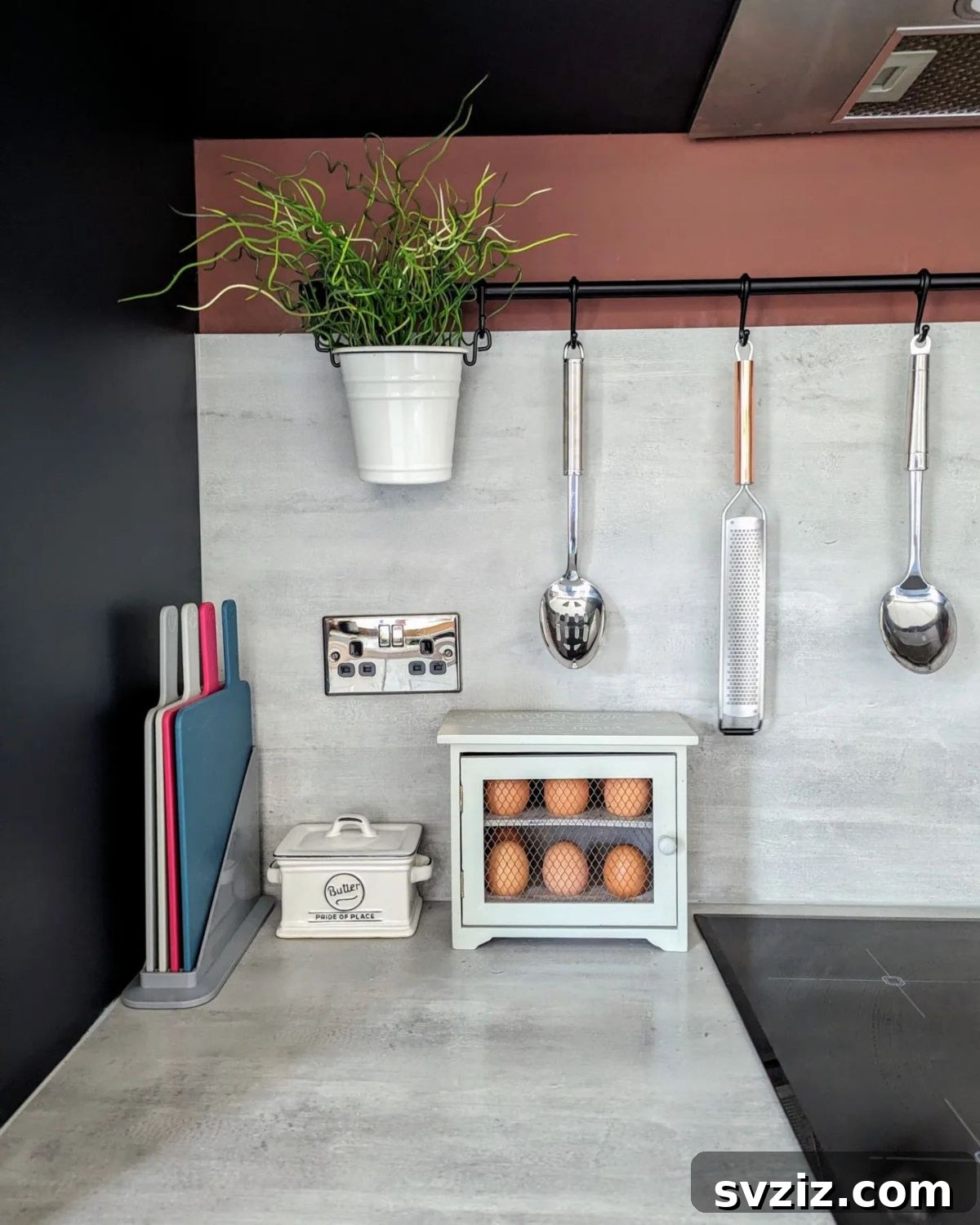 31 Ingenious Kitchen Counter Organization Secrets 19 Chopping Board Holder Kitchen Counter