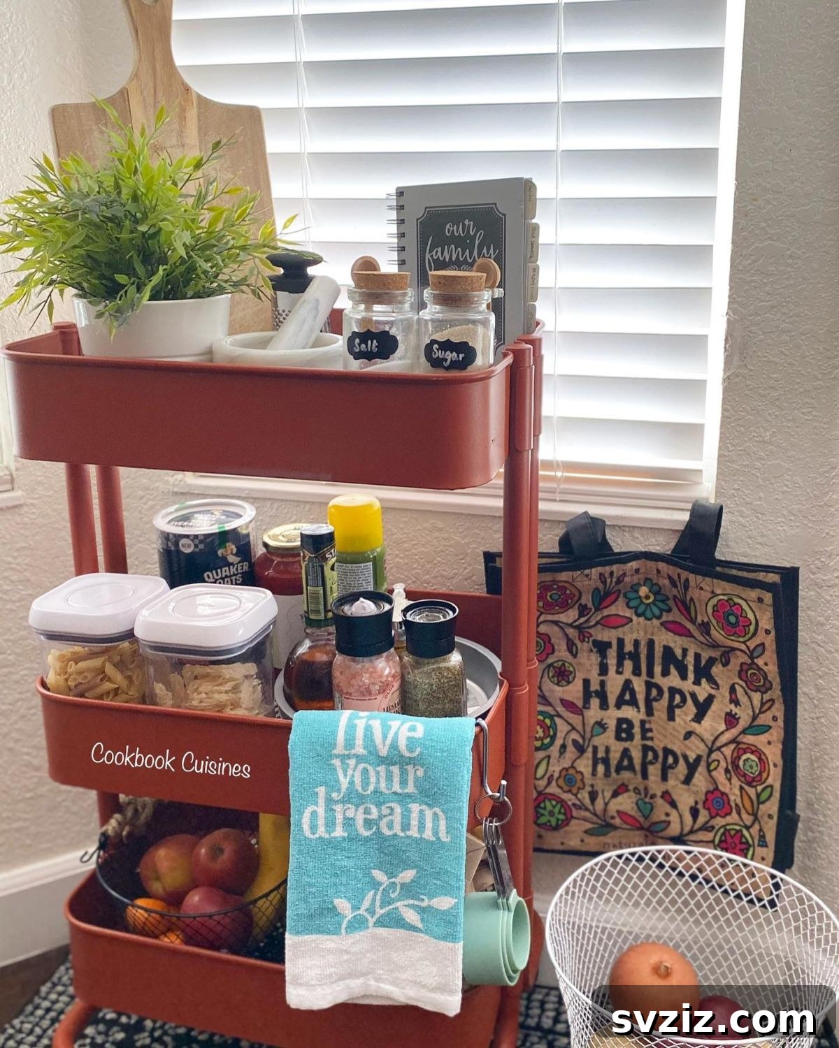 31 Ingenious Kitchen Counter Organization Secrets 25 Kitchen Food Cart for Extra Counter Space