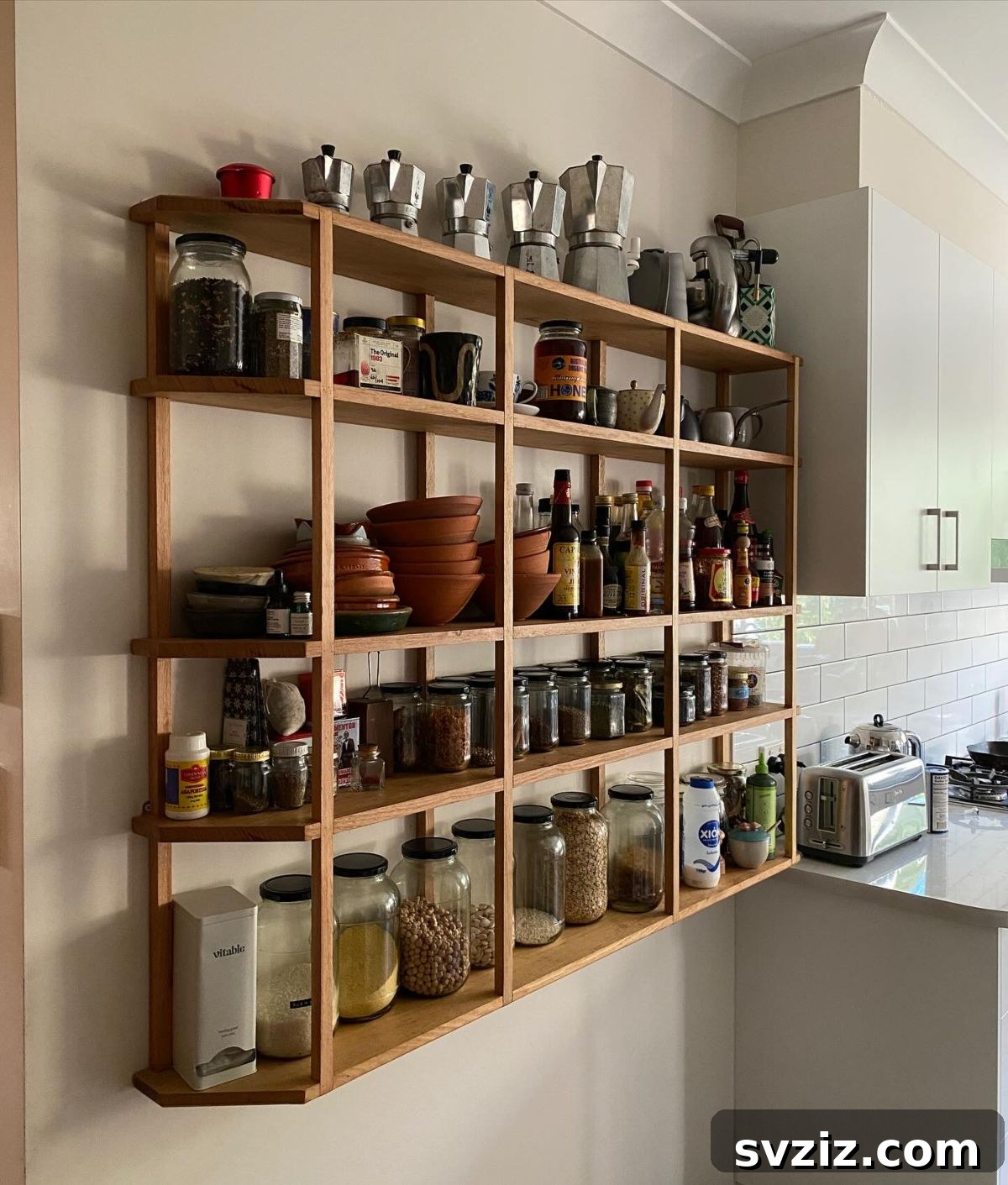 31 Ingenious Kitchen Counter Organization Secrets 32 Floating Shelves Kitchen Organization