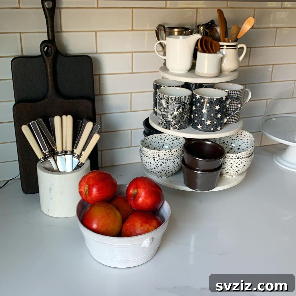31 Ingenious Kitchen Counter Organization Secrets 5 3 Tier Mug Stand Kitchen Counter