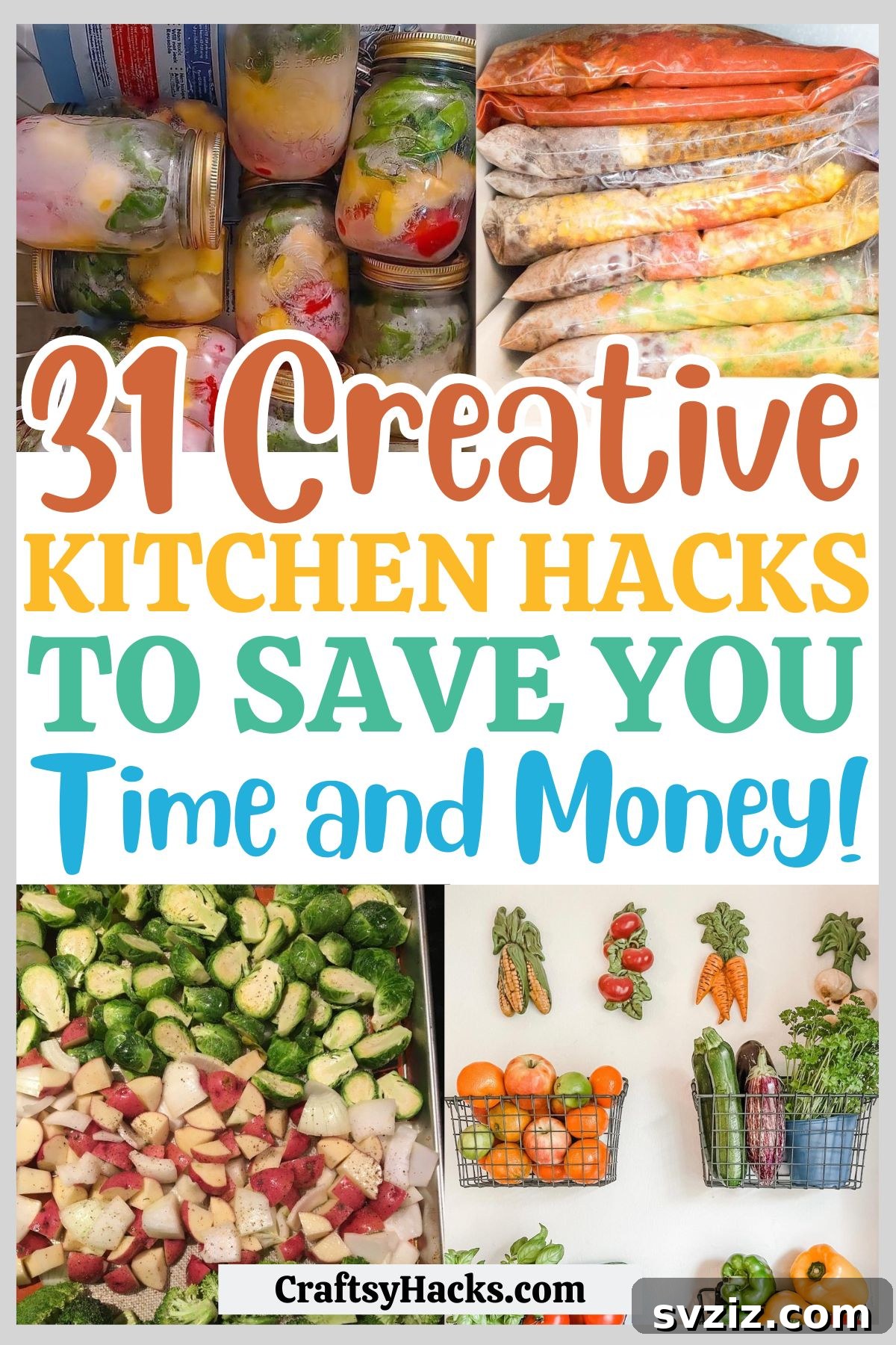 kitchen hacks for storage, cleaning, and cooking efficiency