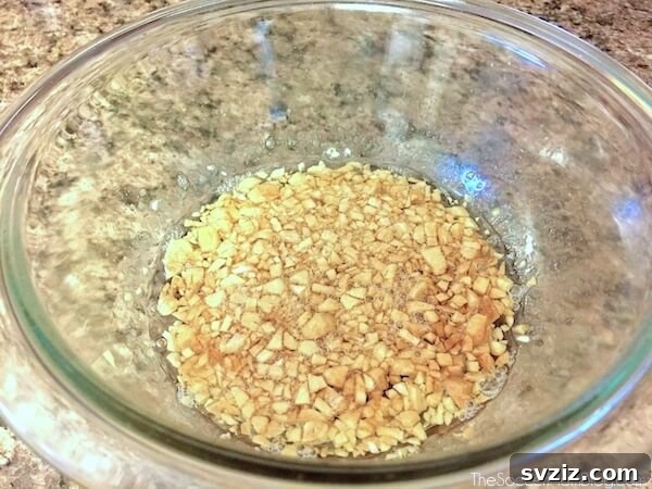 microwave fried garlic recipe