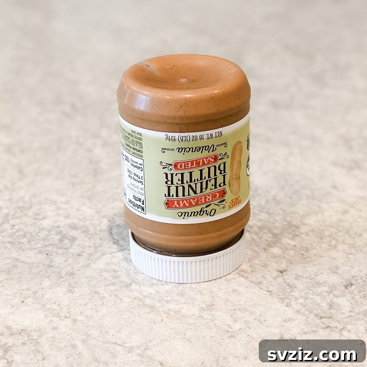 Store Peanut Butter Upside Down to prevent oil separation