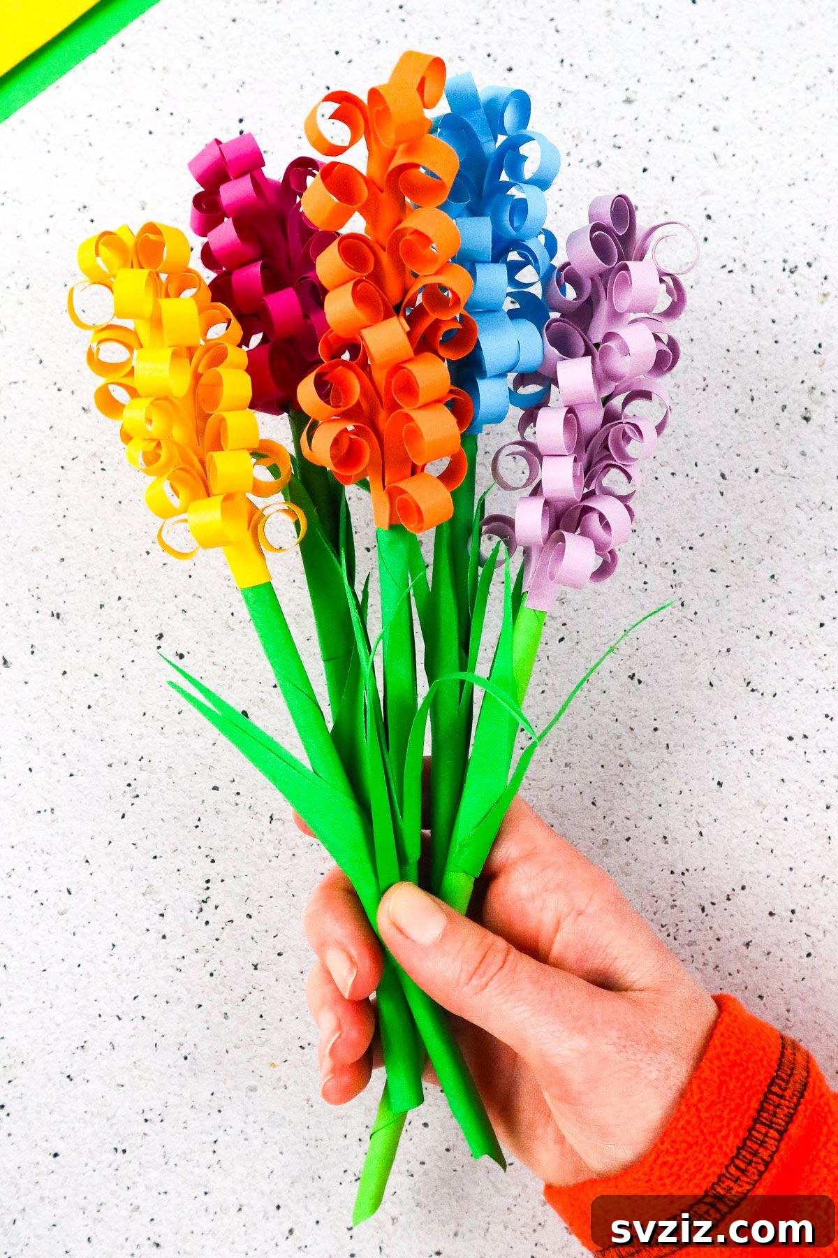 DIY Paper Hyacinths craft