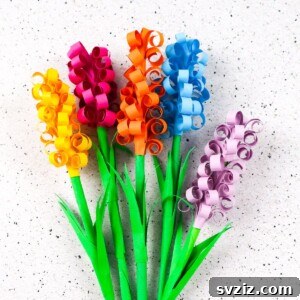DIY Paper Hyacinths