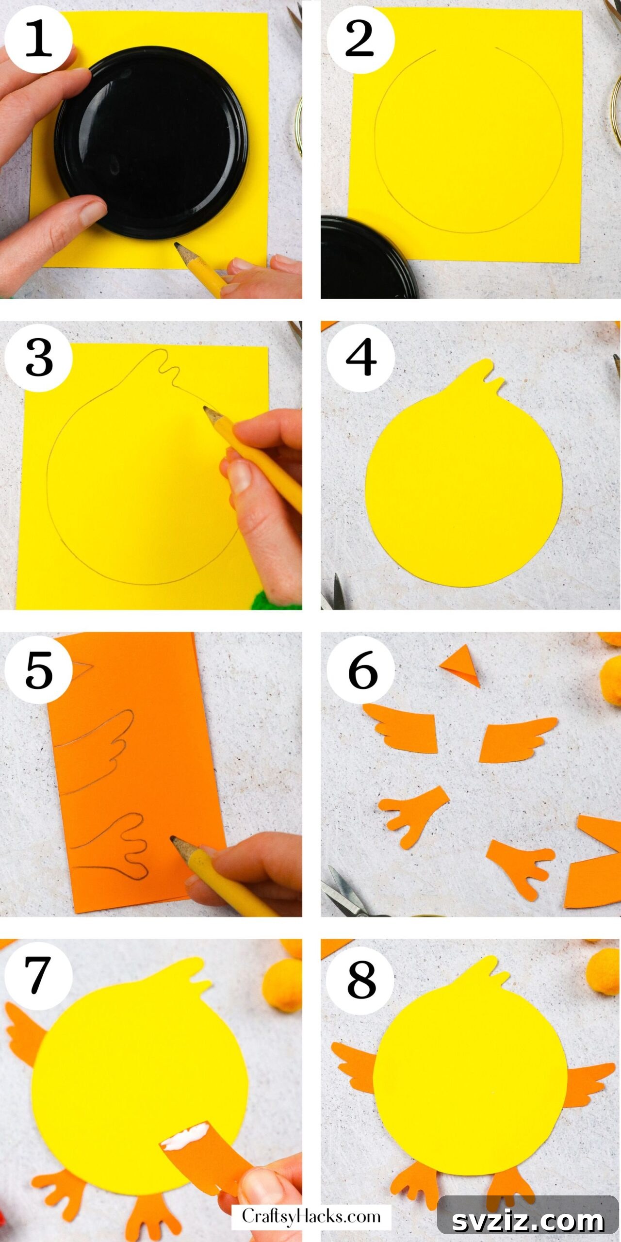 Precious DIY Baby Chick Project 4 DIY chick craft tutorial