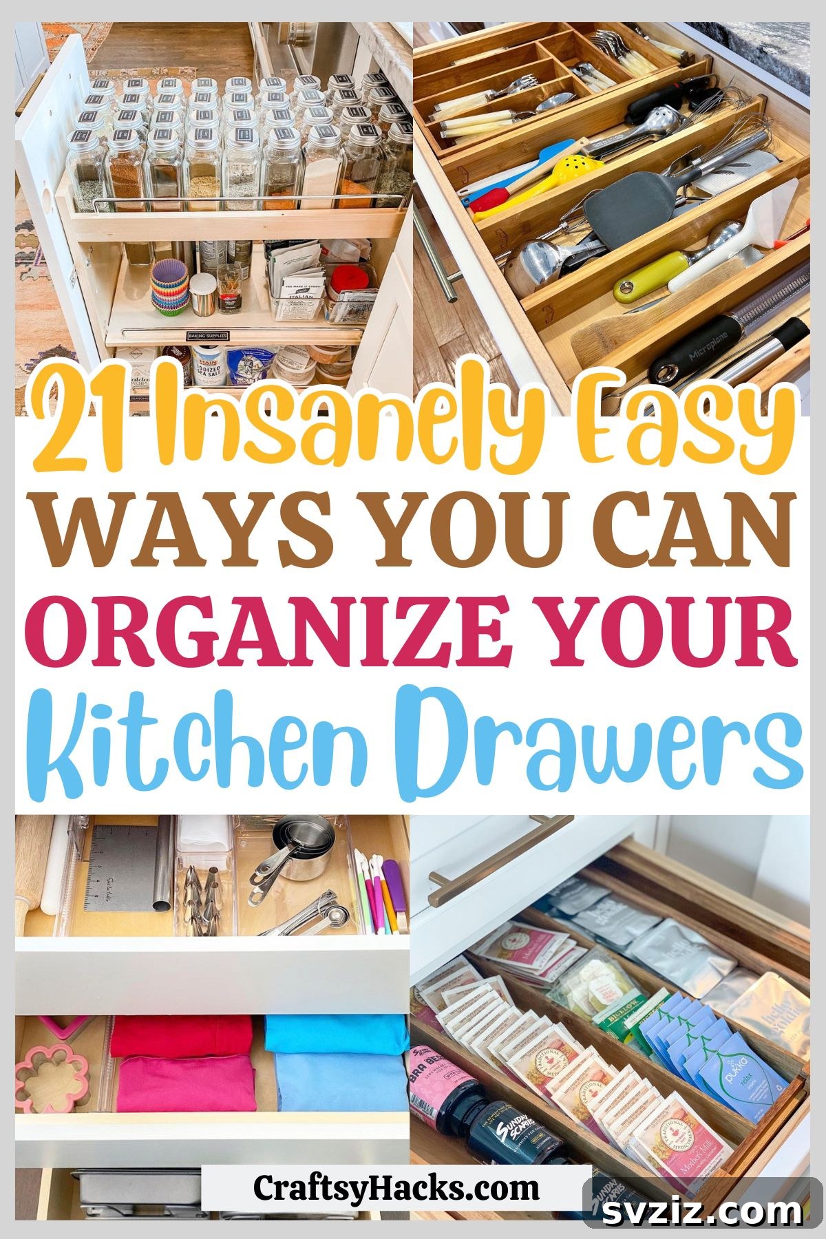 Tame Your Kitchen Drawers 21 Brilliant Organization Ideas 2 kitchen drawer organization ideas