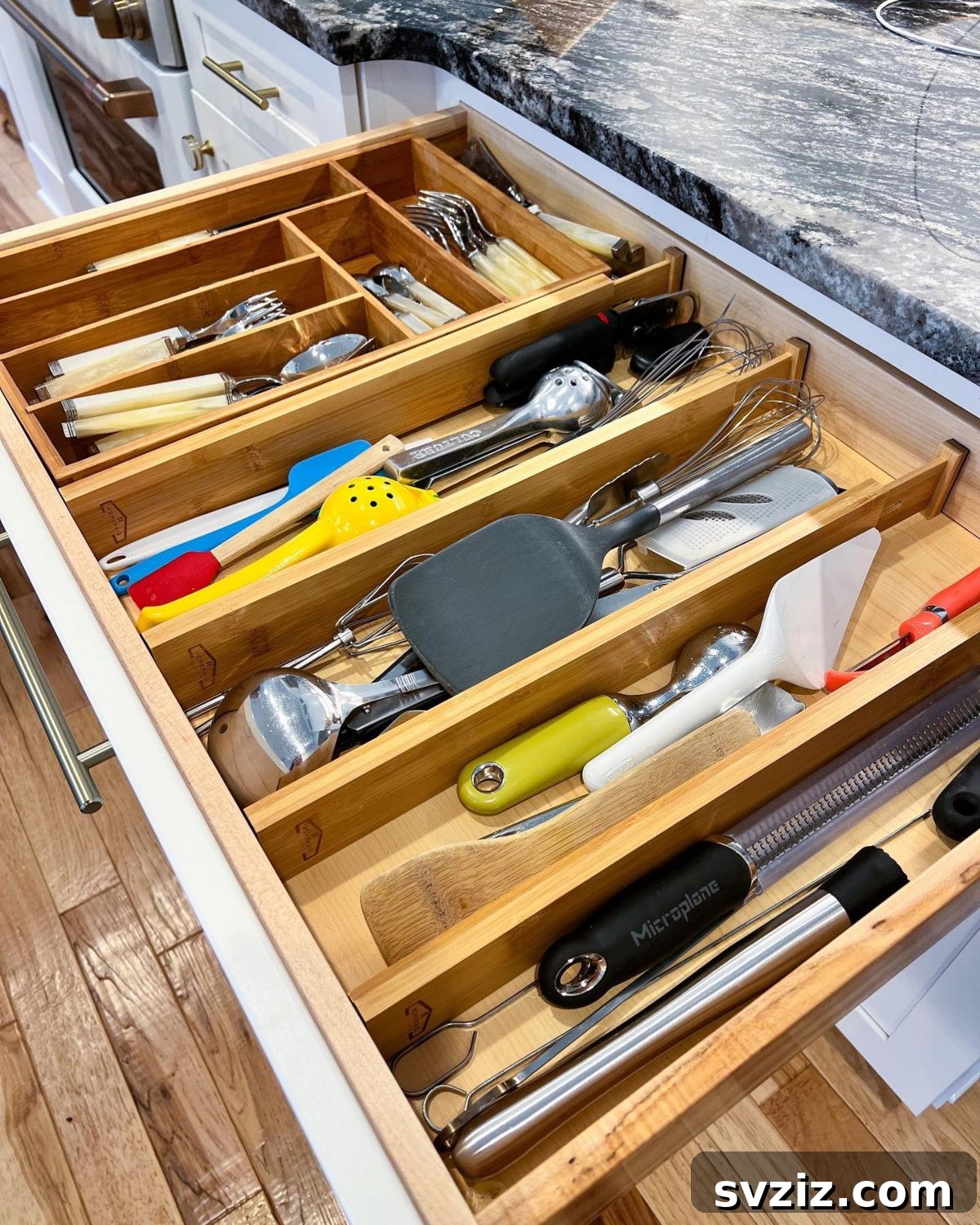 Tame Your Kitchen Drawers 21 Brilliant Organization Ideas 12 bamboo drawer dividers