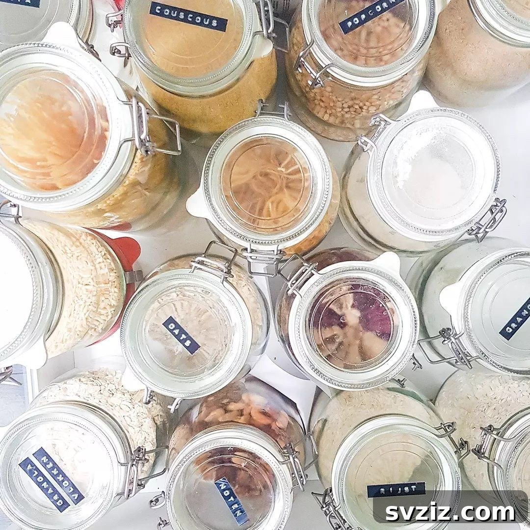 Tame Your Kitchen Drawers 21 Brilliant Organization Ideas 16 labeled jars