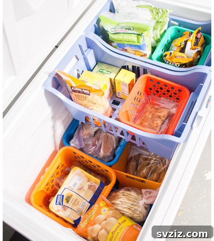 stacked bins