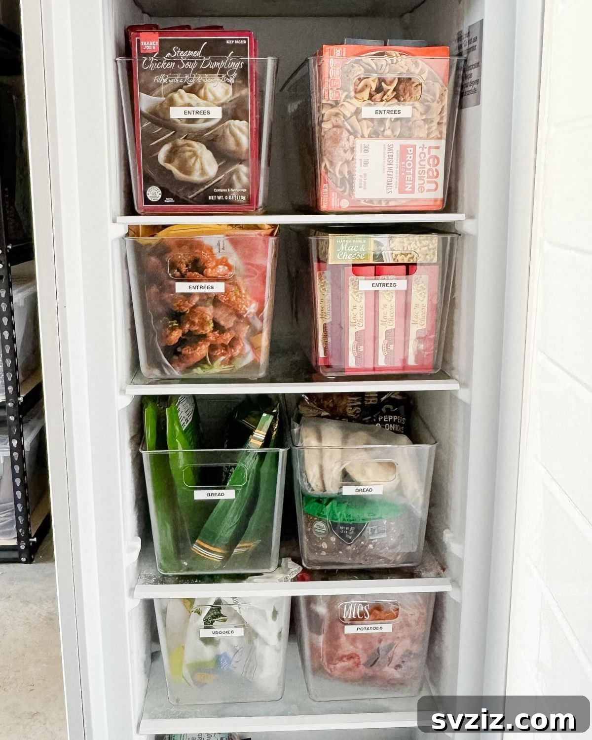 clear bins