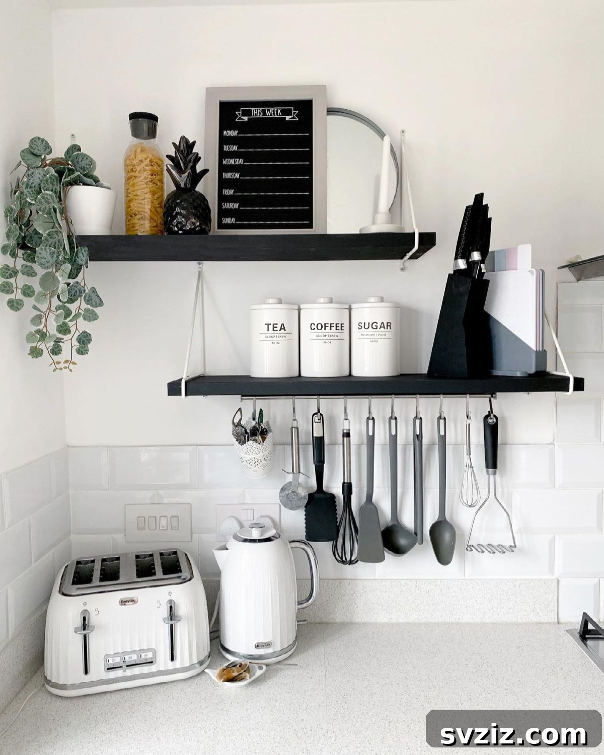 Maximize Kitchen Space 29 Genius Hacks 12 hang utensils