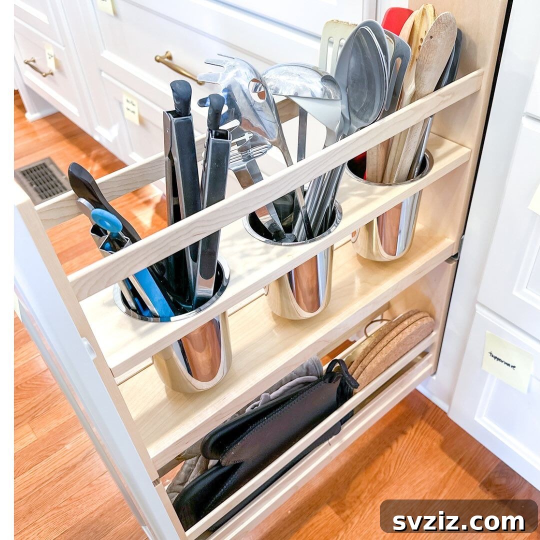 Maximize Kitchen Space 29 Genius Hacks 18 narrow drawer