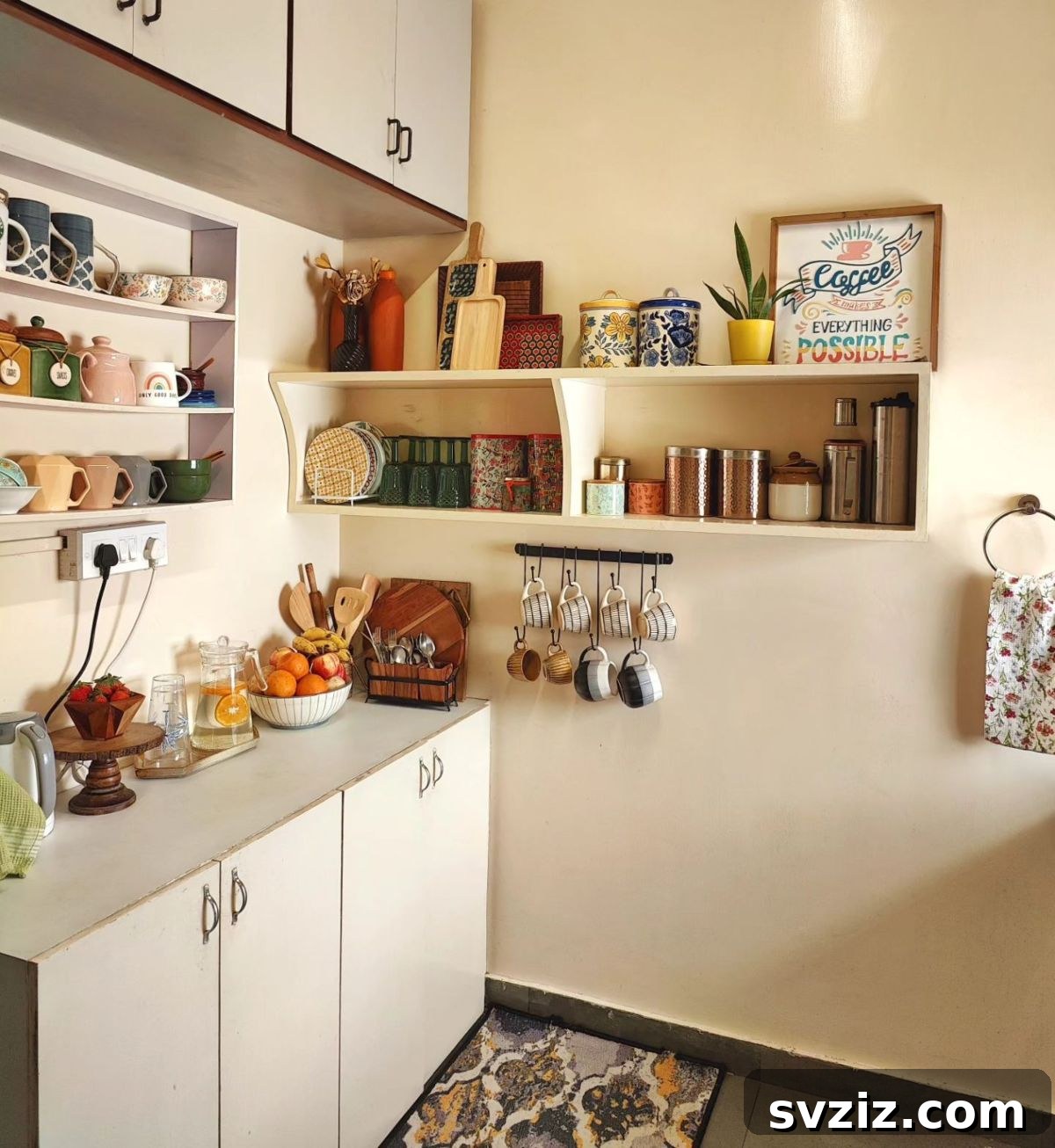 Maximize Kitchen Space 29 Genius Hacks 28 open shelves wall storage