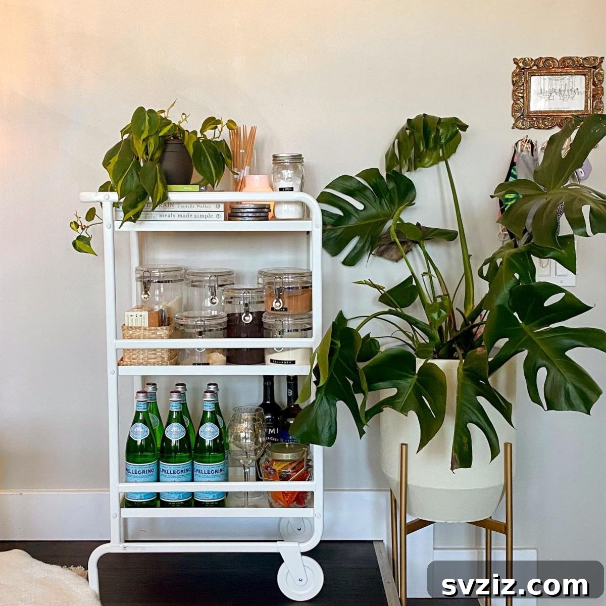 Maximize Kitchen Space 29 Genius Hacks 7 kitchen cart