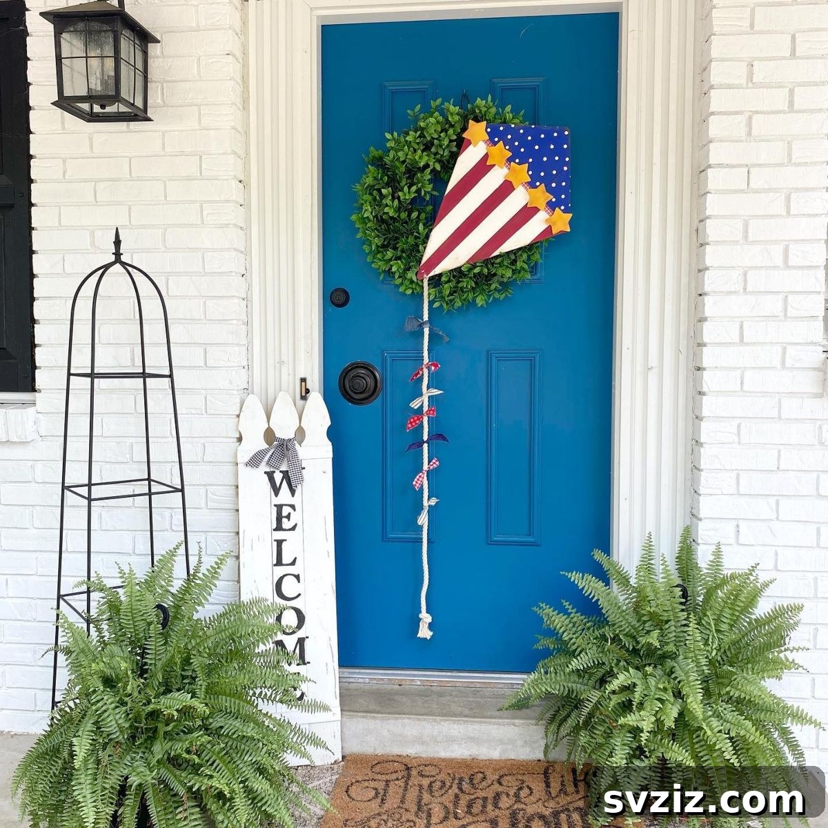 Gorgeous Summer Entryway Inspirations 27 farmhouse welcome sign