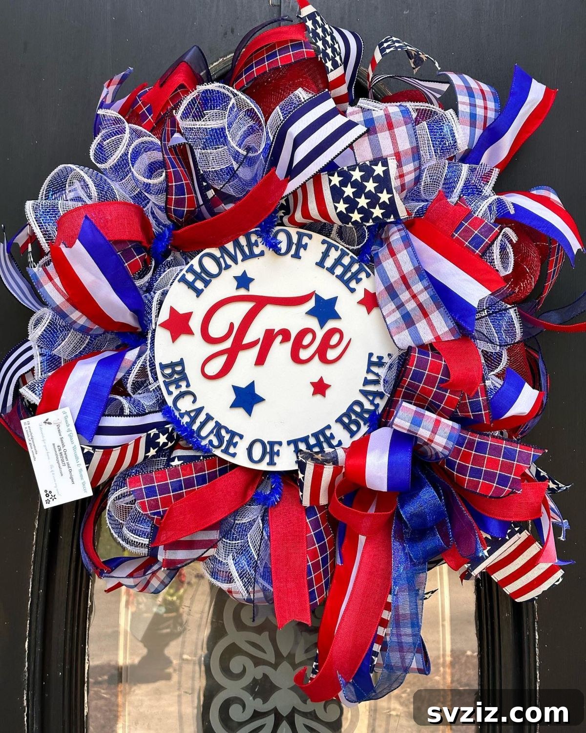 Gorgeous Summer Entryway Inspirations 10 patriotic wreath