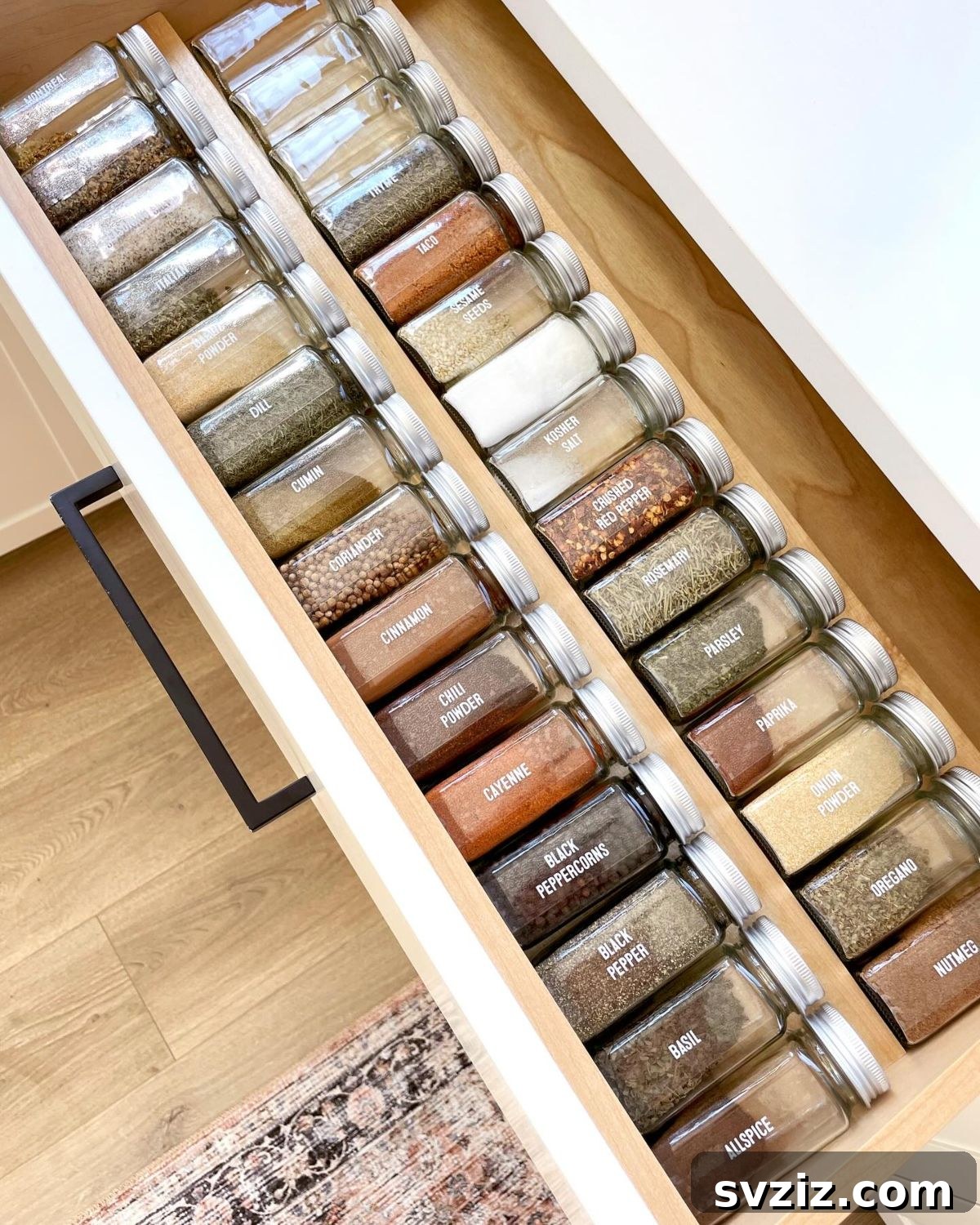 Maximize Your Kitchen Space 31 Genius Storage Hacks 11 Organized Spice Drawer