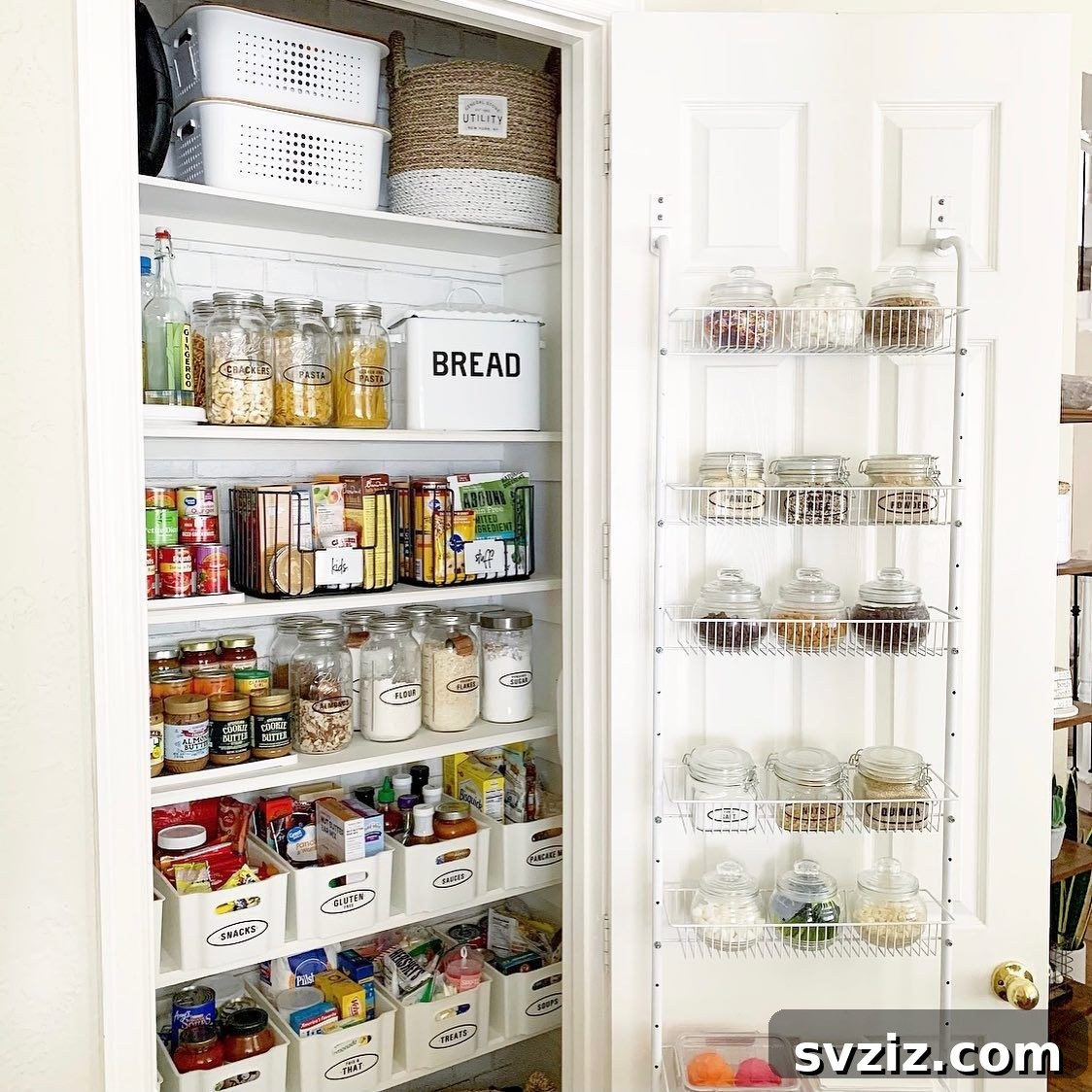 Maximize Your Kitchen Space 31 Genius Storage Hacks 17 Glass Jars for Pantry Dry Goods