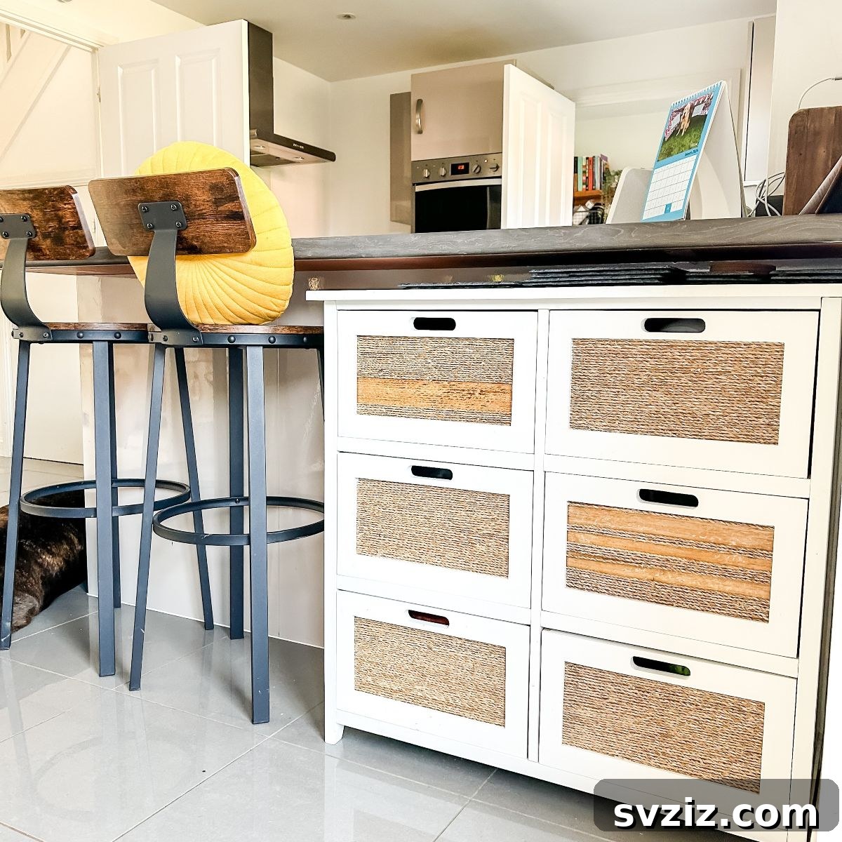 Maximize Your Kitchen Space 31 Genius Storage Hacks 25 Breakfast Bar with Integrated Cabinet Storage