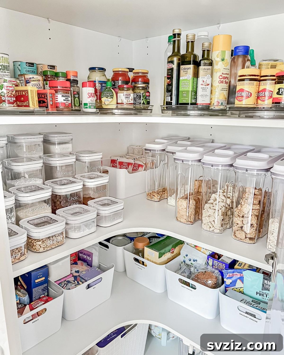 Maximize Your Kitchen Space 31 Genius Storage Hacks 9 Clear Storage Containers for Pantry Organization