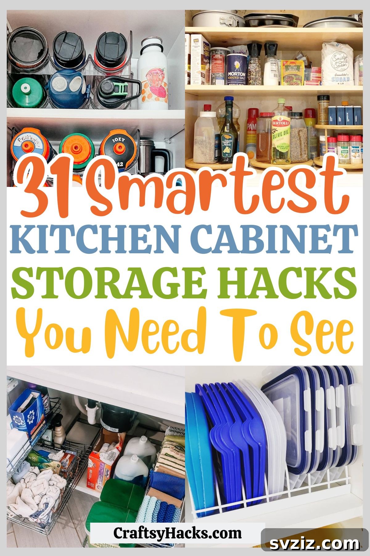 Reclaim Your Kitchen: 31 Smart Cabinet Storage Secrets 2 Kitchen Cabinet Storage Hacks