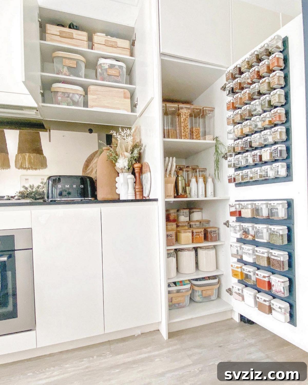 Reclaim Your Kitchen: 31 Smart Cabinet Storage Secrets 18 door storage