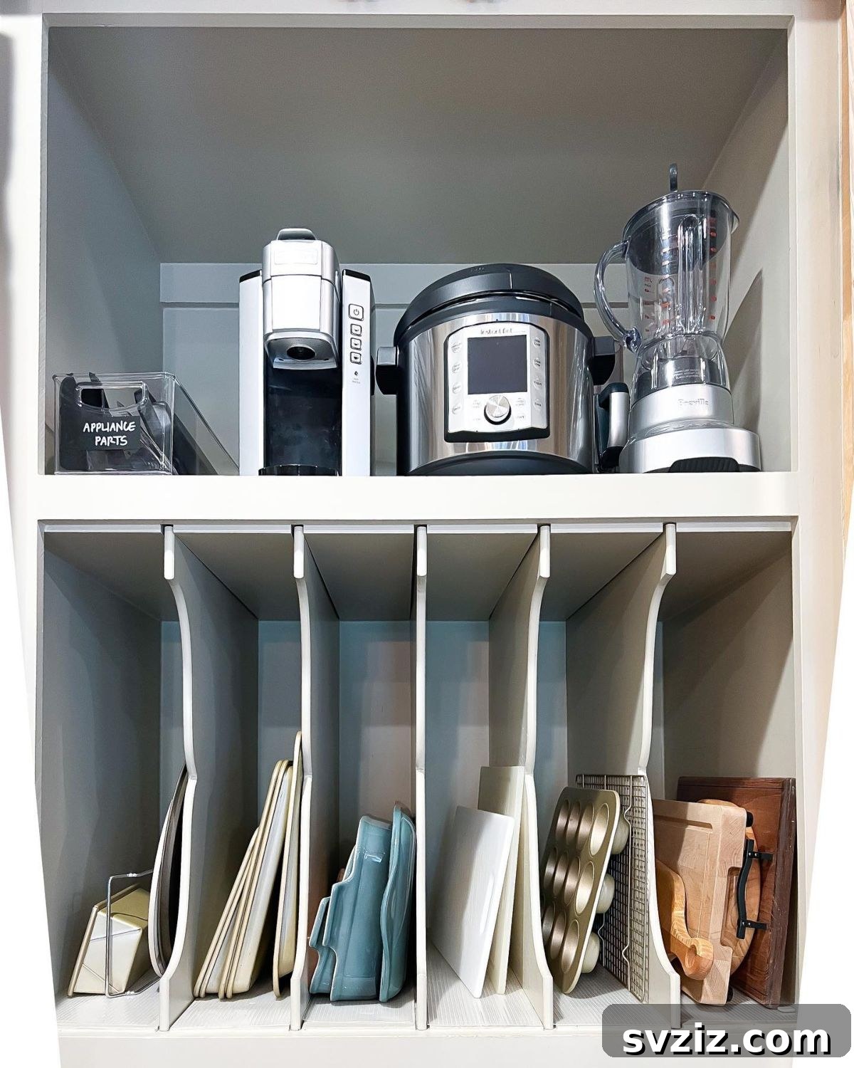 Reclaim Your Kitchen: 31 Smart Cabinet Storage Secrets 27 vertical dividers