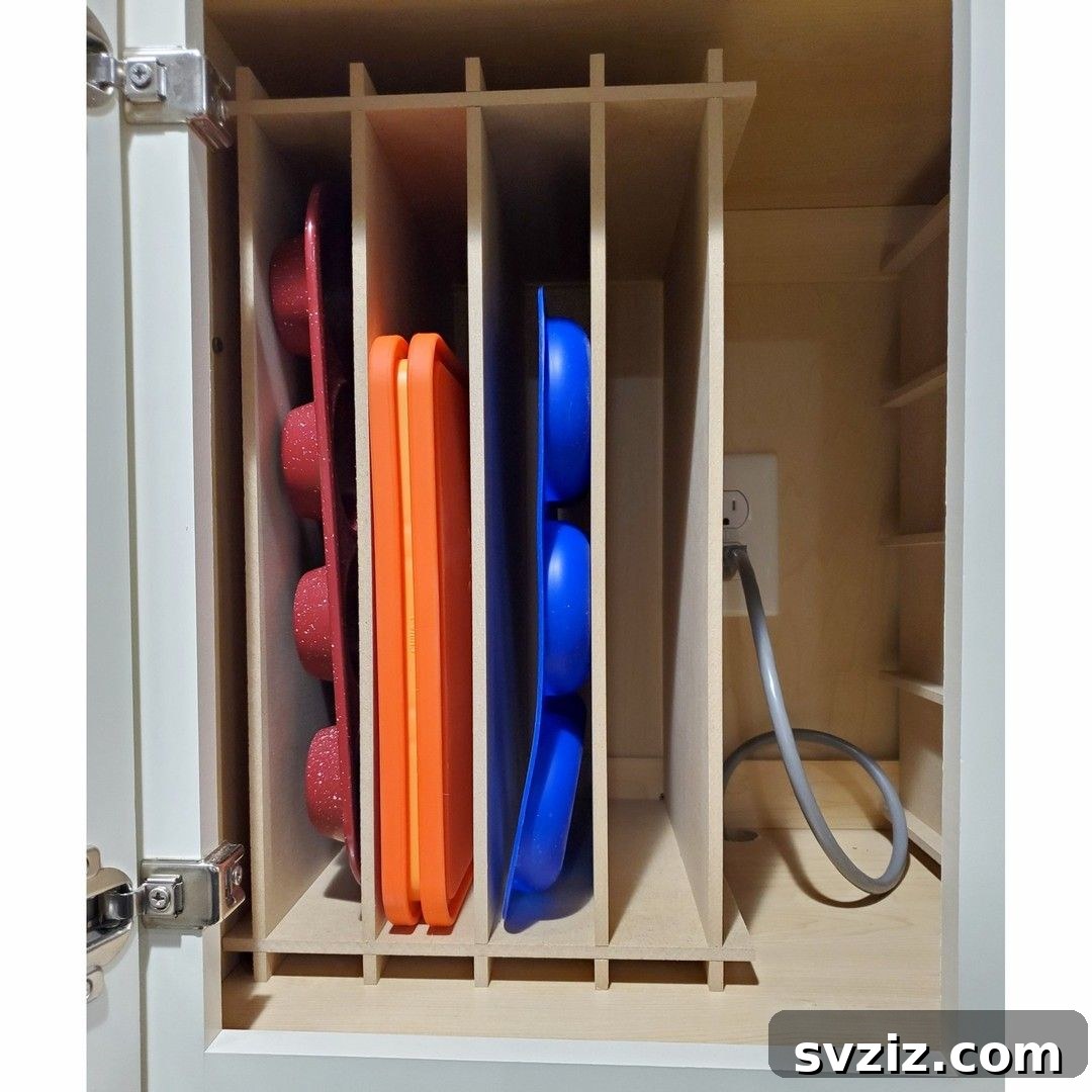Reclaim Your Kitchen: 31 Smart Cabinet Storage Secrets 7 Muffin Pan Storage Organizer