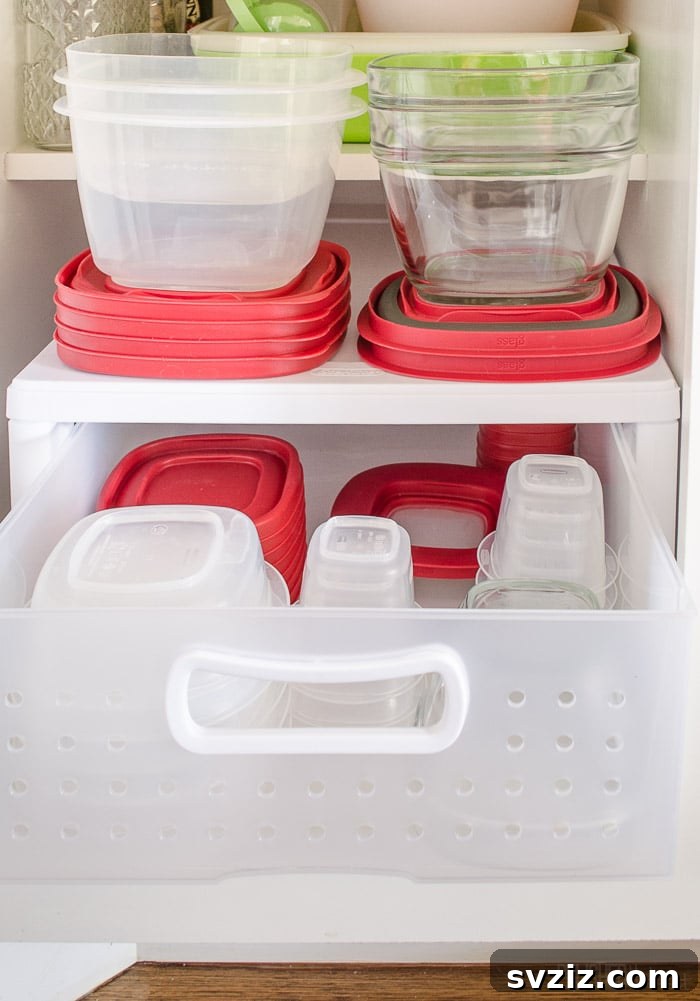 storage container bins for plasticware