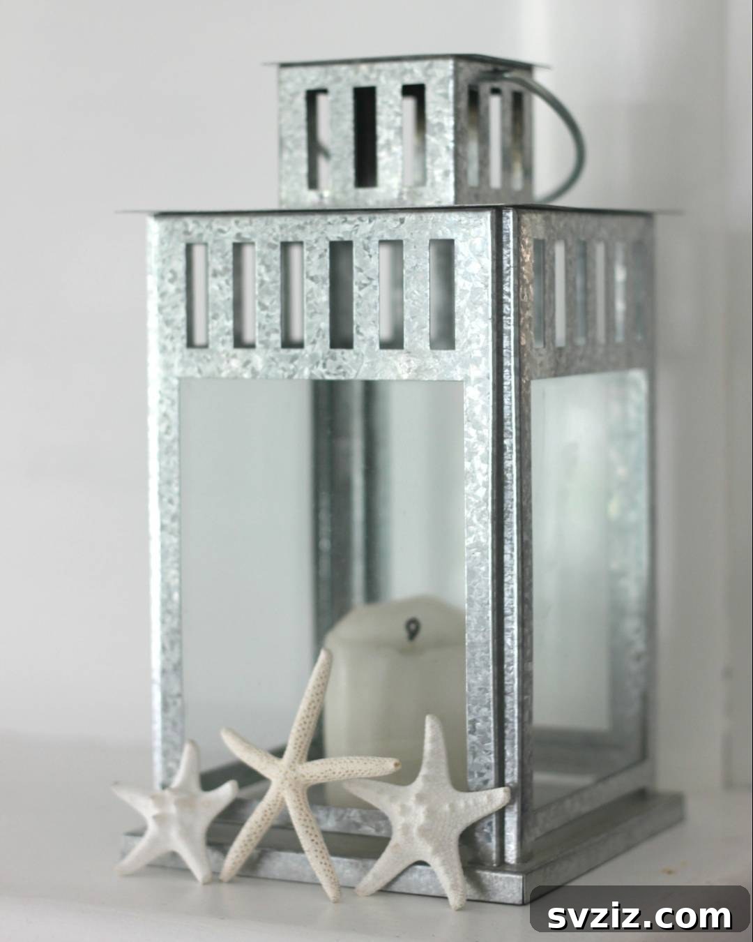 Rustic candle lanterns for ambient cottage lighting
