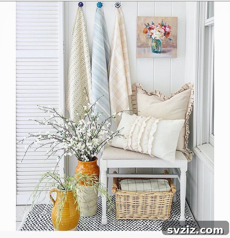 Creative ceramic knob coat hangers for entryway
