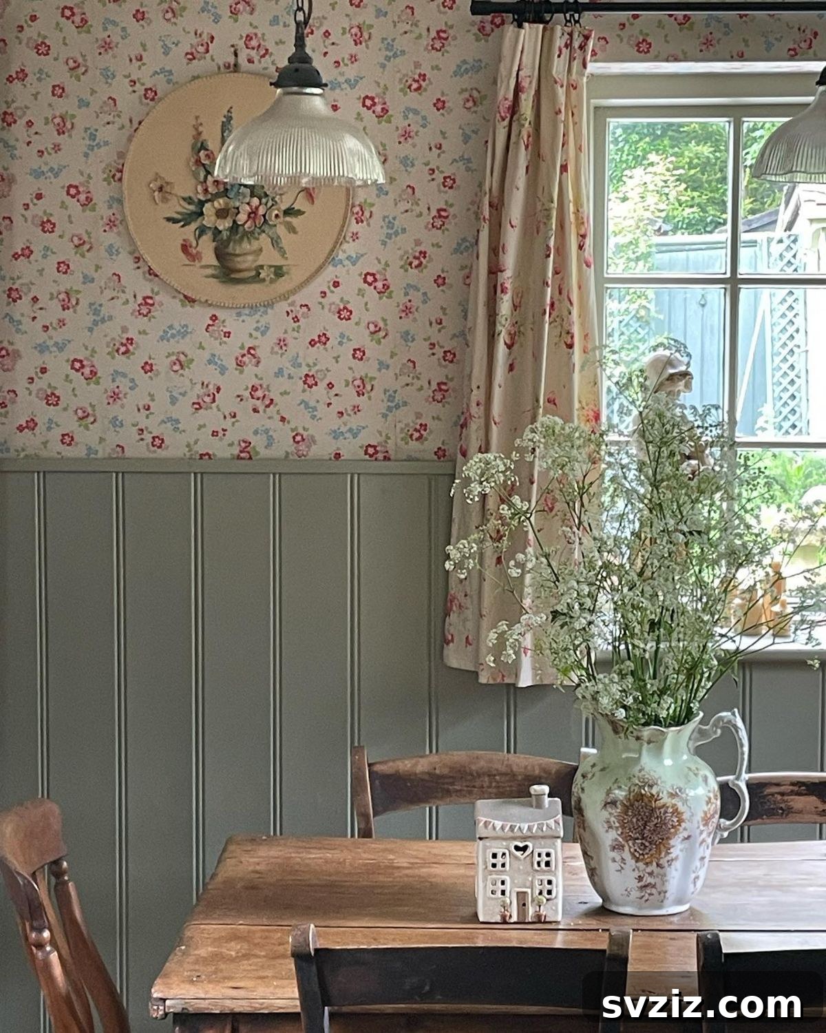 Rustic cottage-style floral arrangements