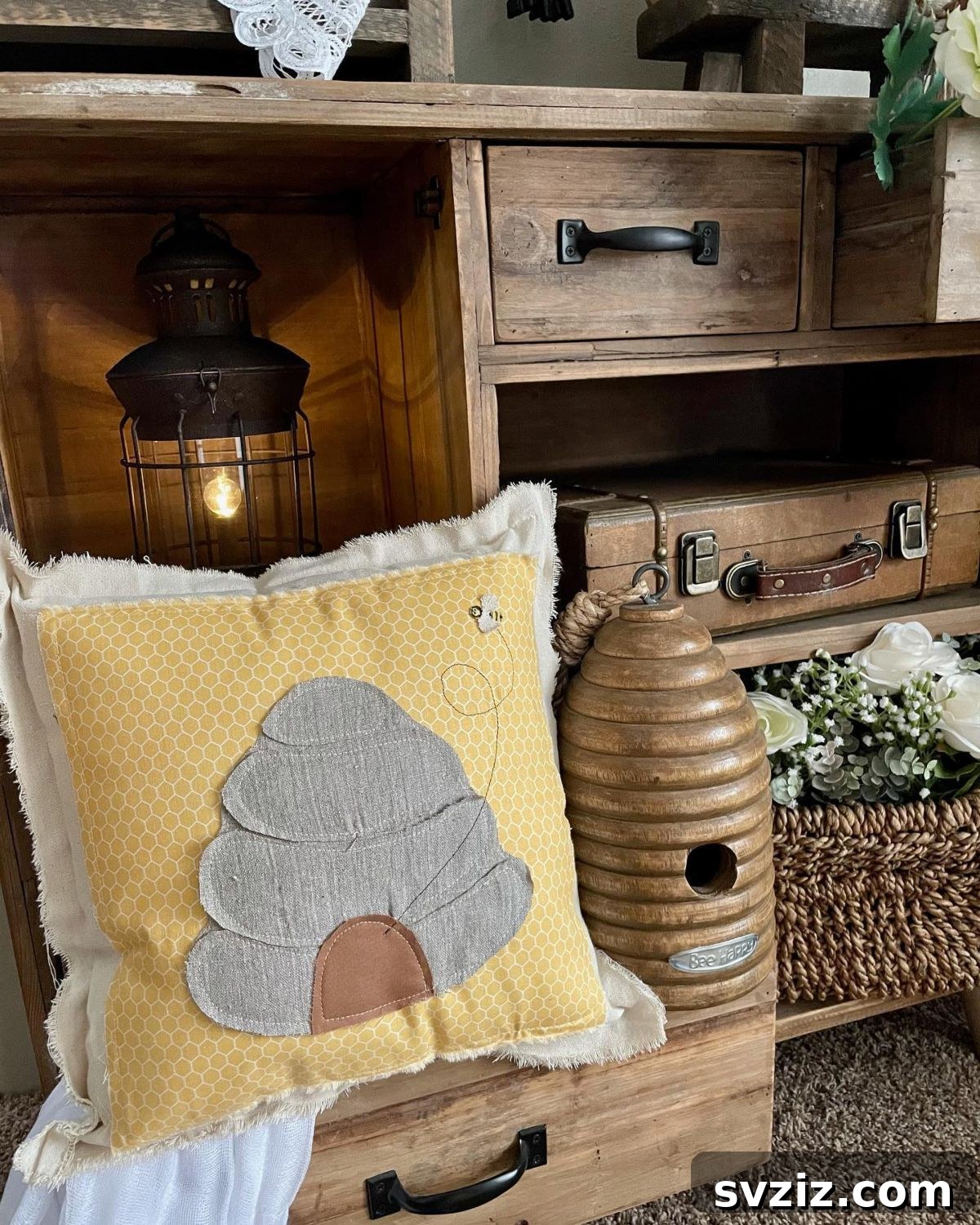 DIY handmade sack cloth cushions for country style