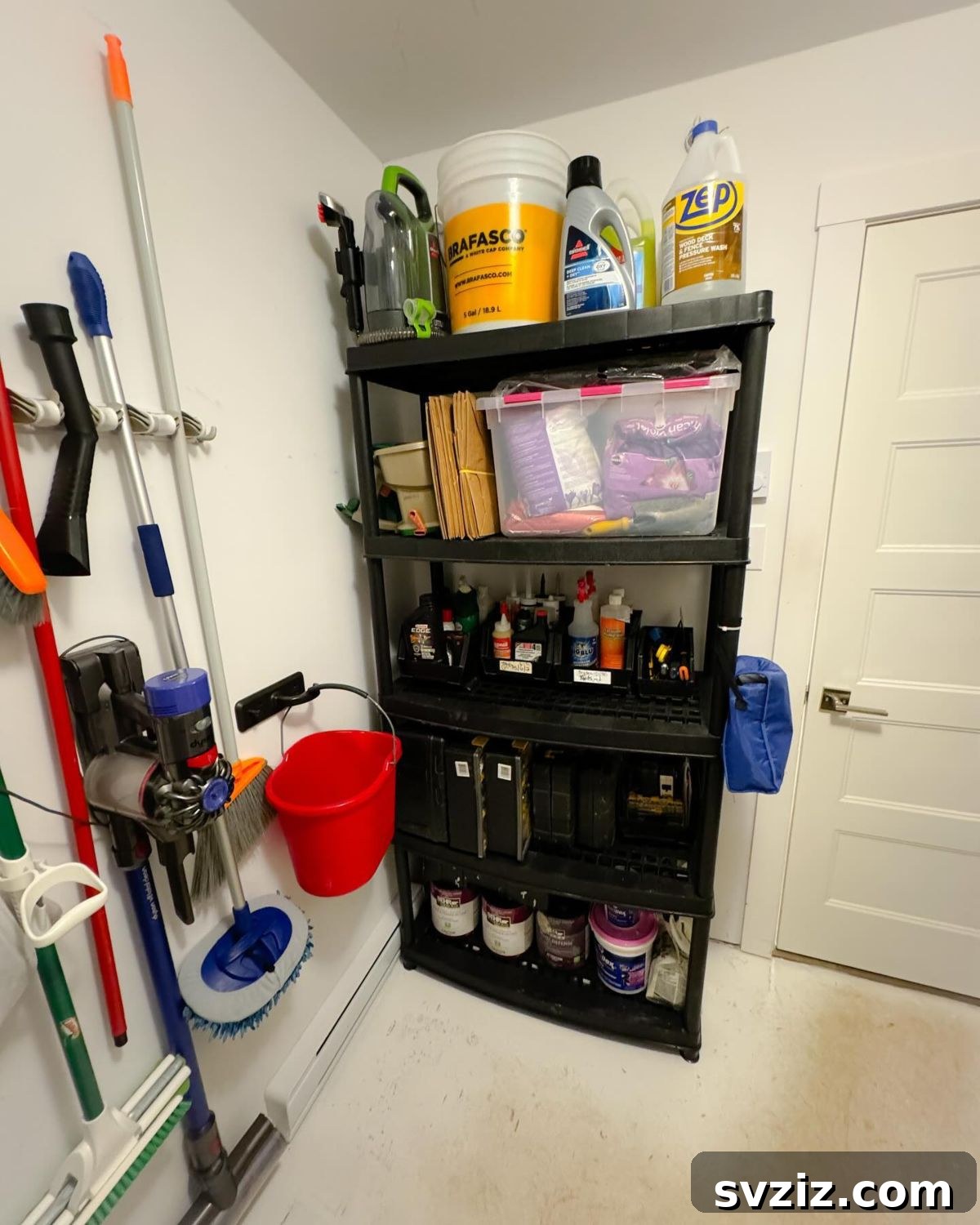 21 Ingenious Utility Closet Storage Hacks 11 Utility Closet Slim Cabinet