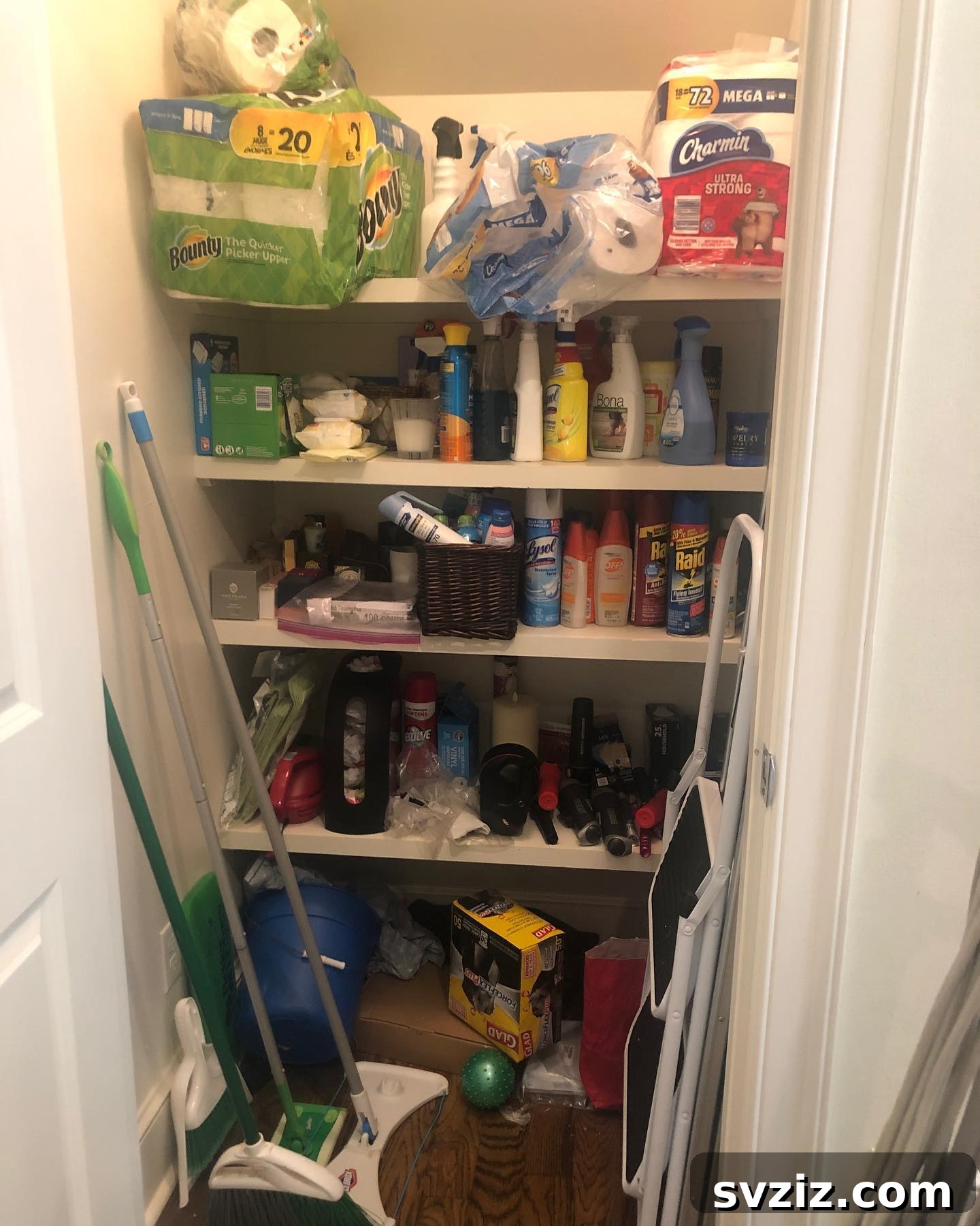 21 Ingenious Utility Closet Storage Hacks 17 Utility Closet Fabric Baskets
