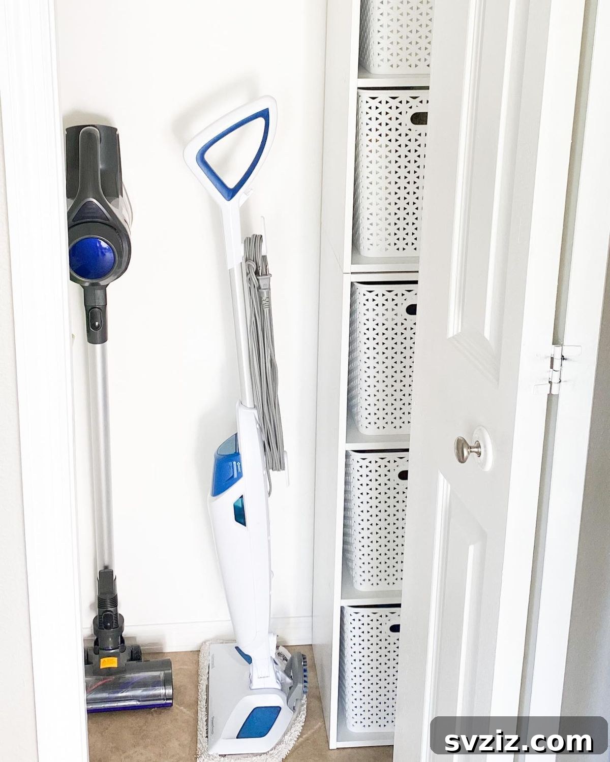 21 Ingenious Utility Closet Storage Hacks 19 Utility Closet Vertical Space Shelving
