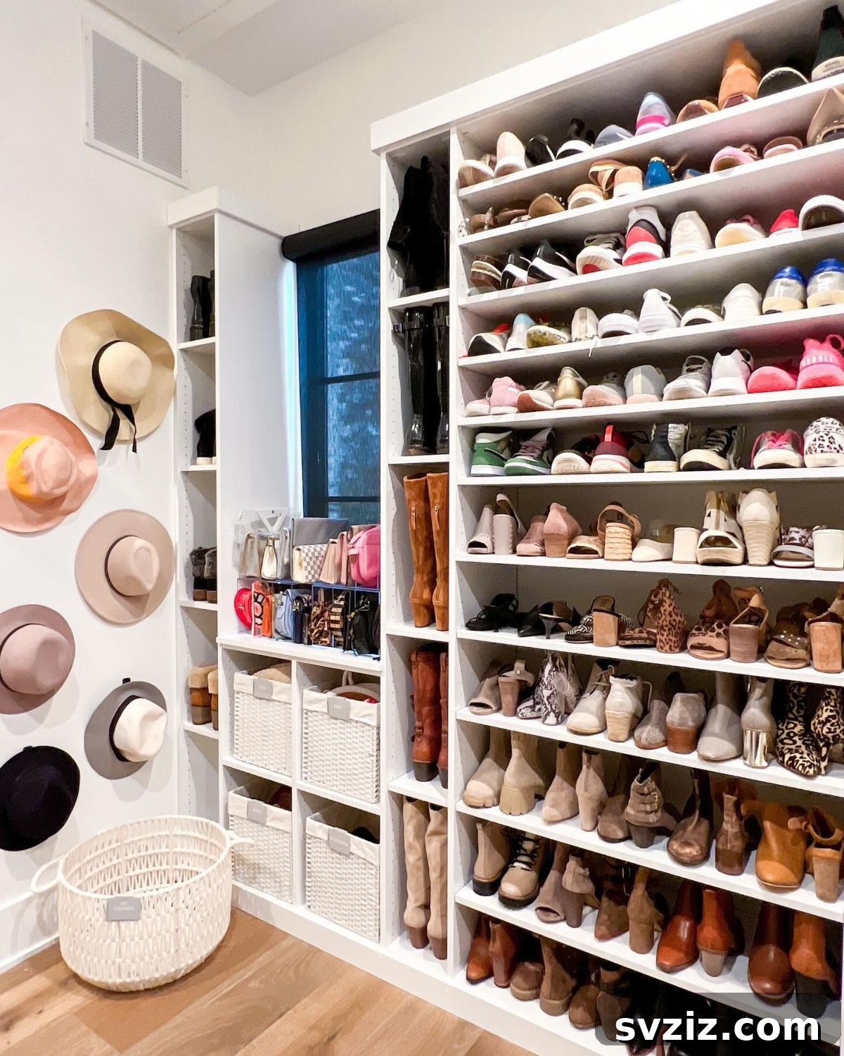 23 Ingenious Closet Organization Solutions 18 wall hooks for hats