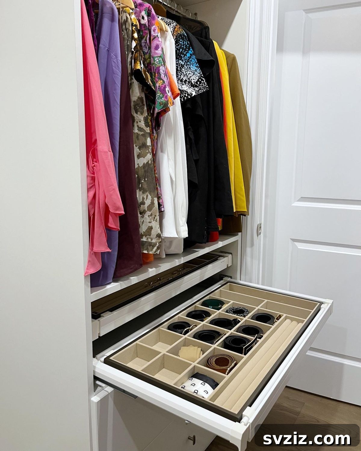 23 Ingenious Closet Organization Solutions 7 accessory storage