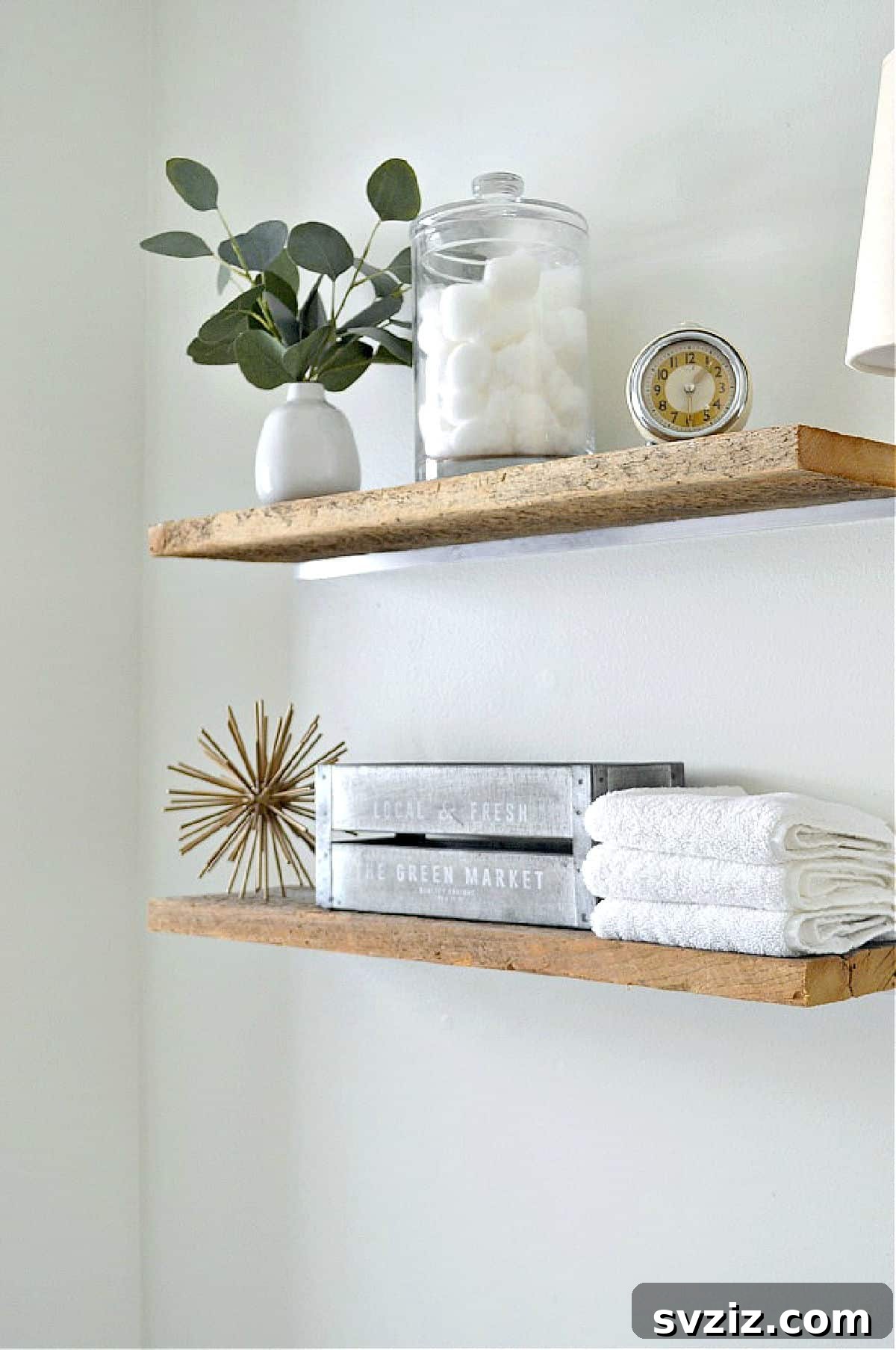  DIY floating shelves