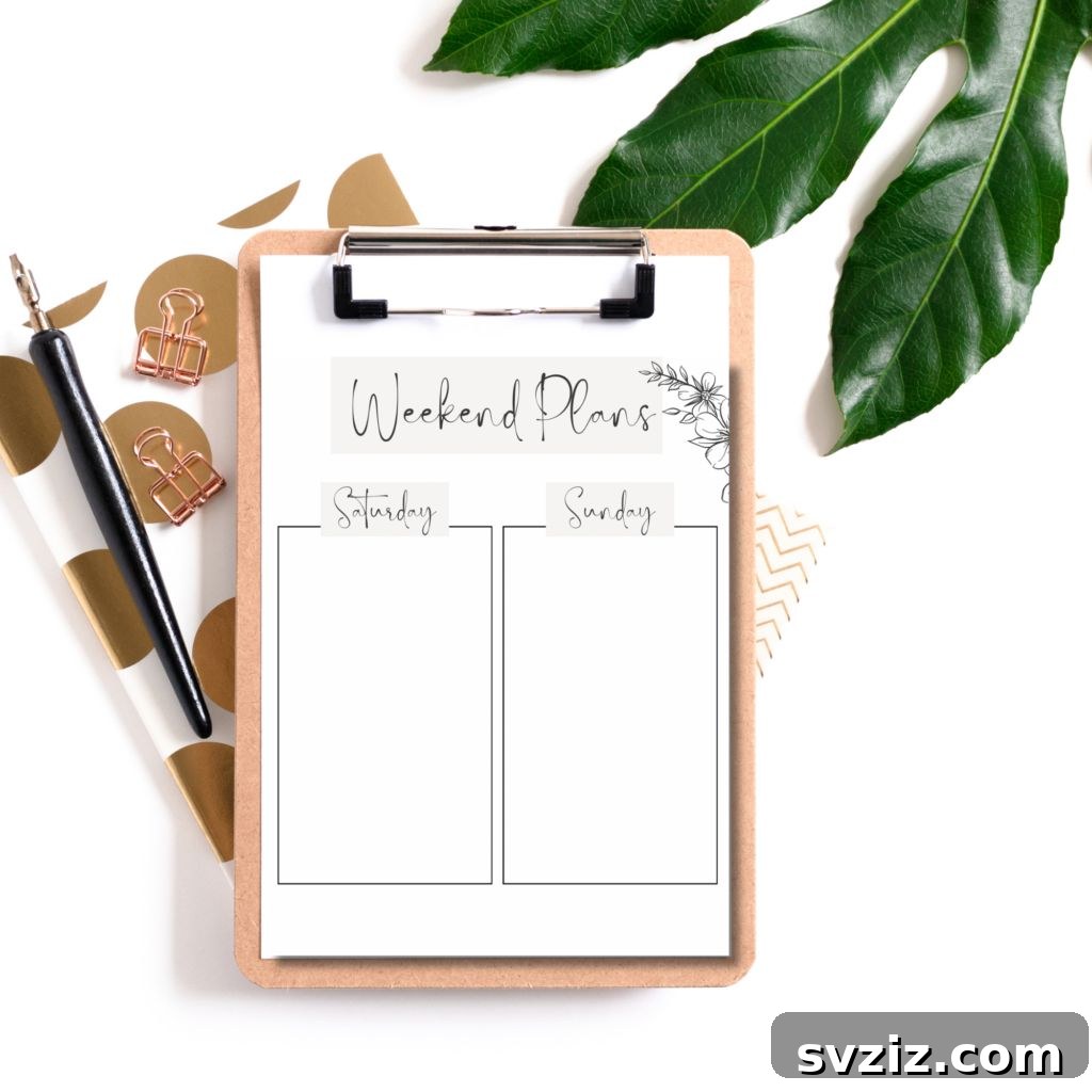 Go digital - Free Printable Planner