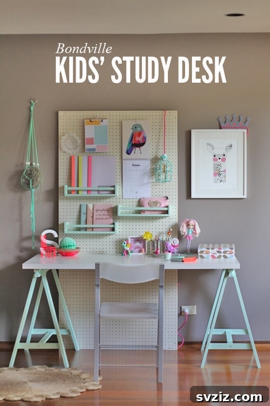 Upgrade Your Workspace: 15 Brilliant IKEA Desk Ideas 15 Flexible Kid's Study Space with IKEA and Pegboard